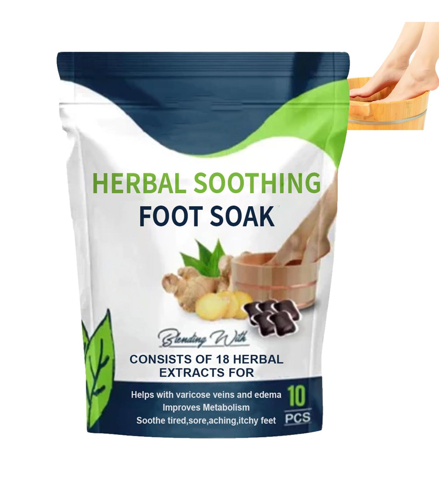 Herbal Detox Foot Soak Beads - Relieve Foot Pressure and Improve Sleep | Natural Body Cleansing - Buy Online on GoSupps.com