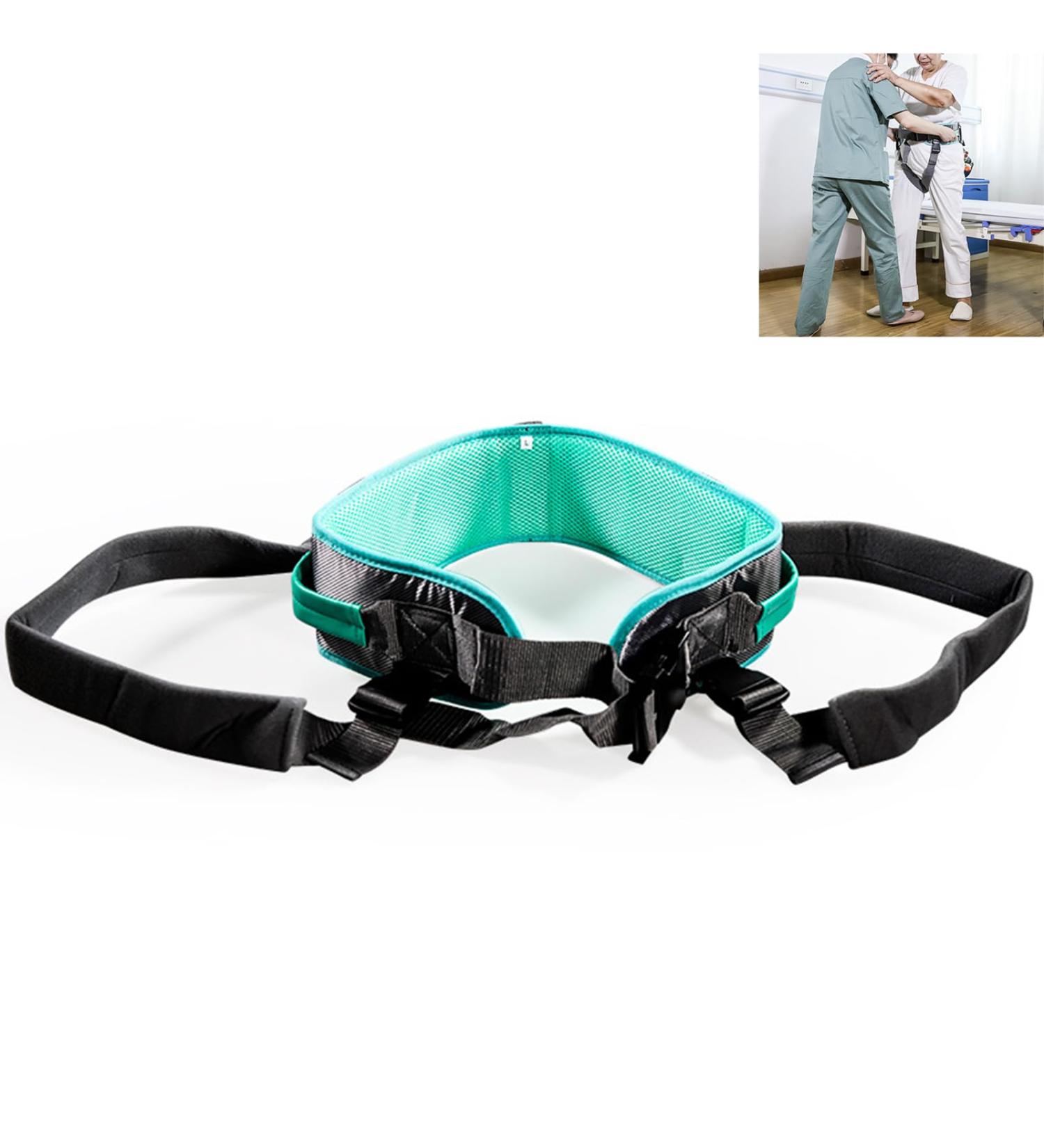 ZXJDP Gang Belt Transfer Straps | Padded Handles & One-Click Buckle for Lifting Seniors | Essential Home Care for Elders - Buy Online on GoSupps.com