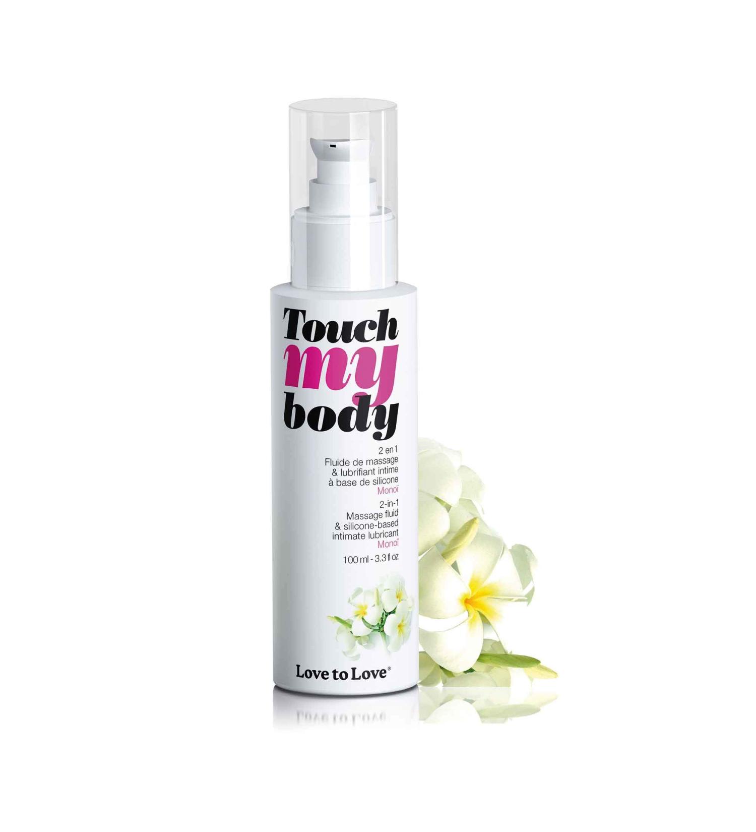 LOVE TO LOVE Touch My Body Massage Oil & Lubricant - Monoi 100ml | Smooth Sensations for Intimate Moments | International Shipping Available - Buy Online on GoSupps.com