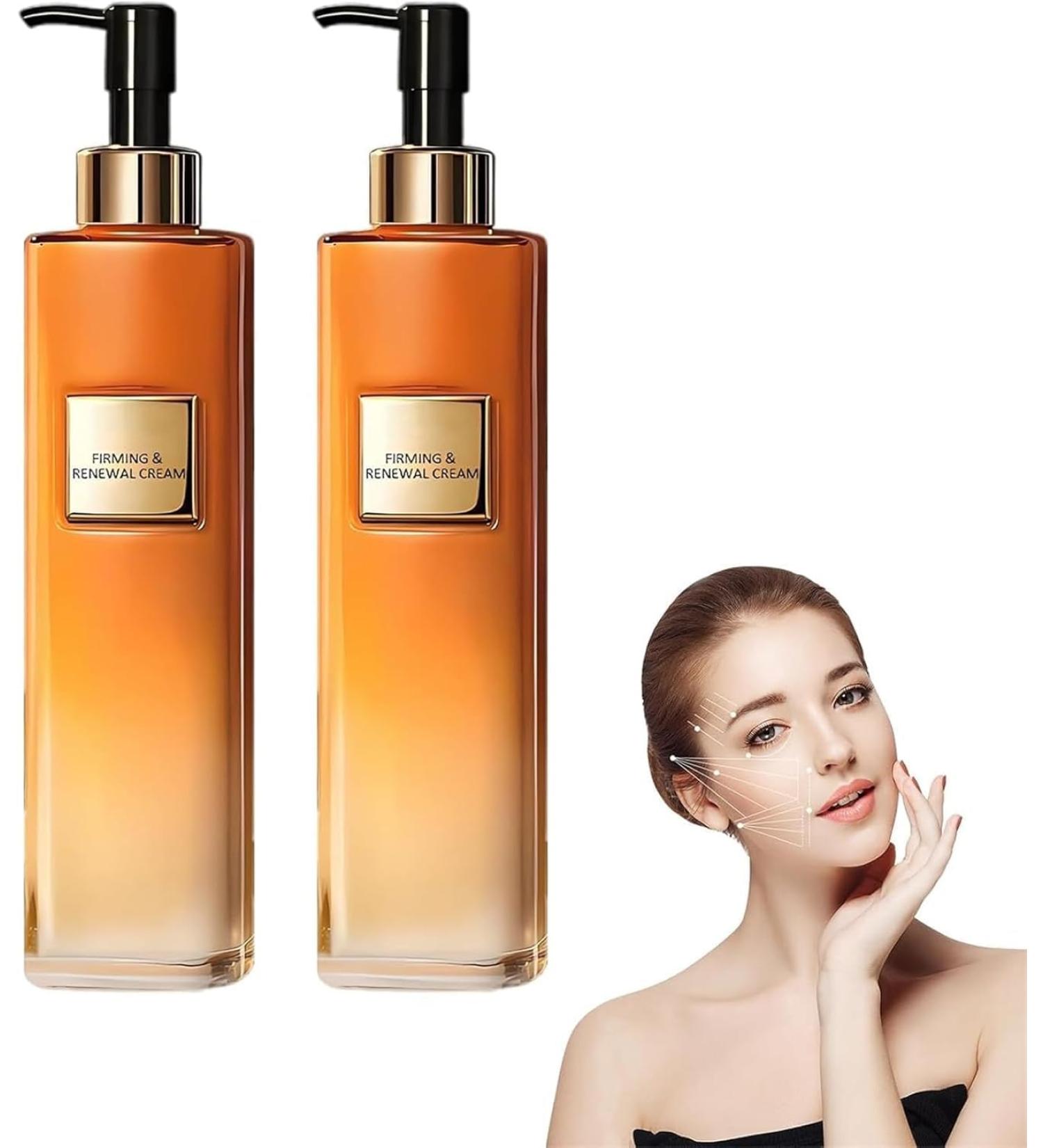 2PCS Firming and Regenerating Creams 2024 New Advanced Skin Firming Cream Restore Skin Elasticity Moisturizing Lotion for Face and Body - Buy Online on GoSupps.com