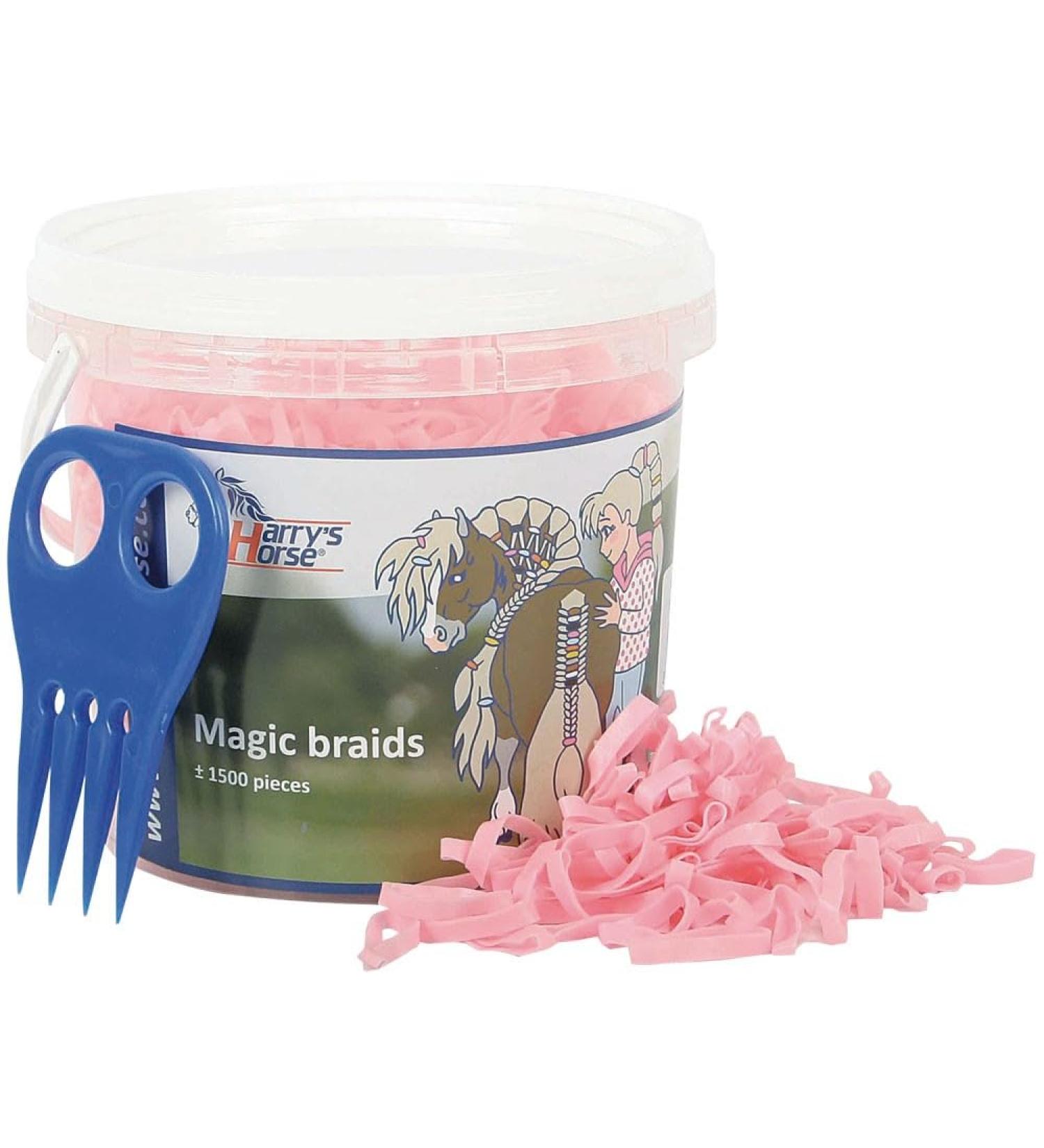 Harry's Horse Magic Braids Pot Color: pink rose