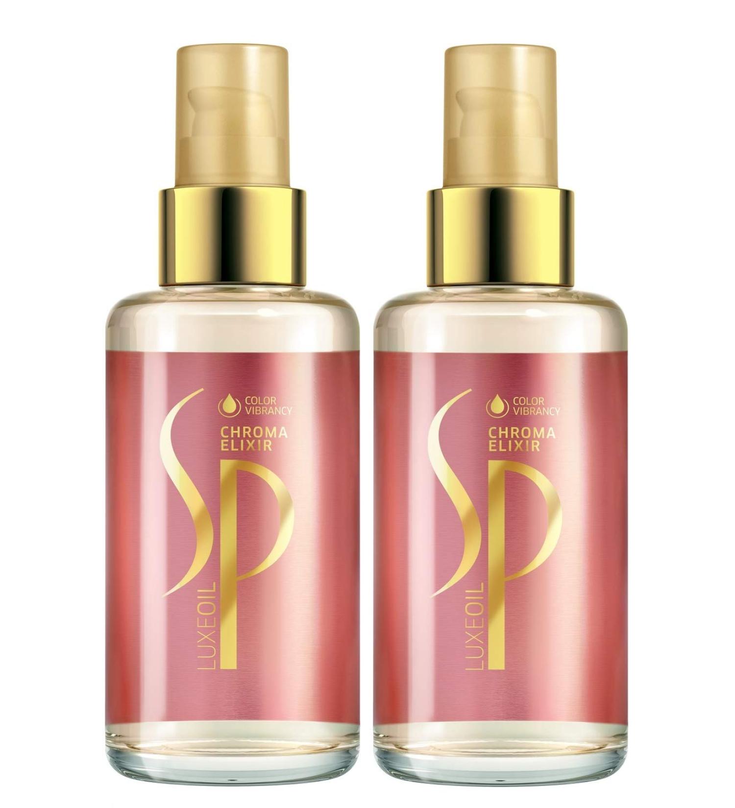 2-pack System Professional SP Wella Chroma Elixir Hair Oil with brilliant keratin protection 100 ml Unscented 100 ml (pack of 2)