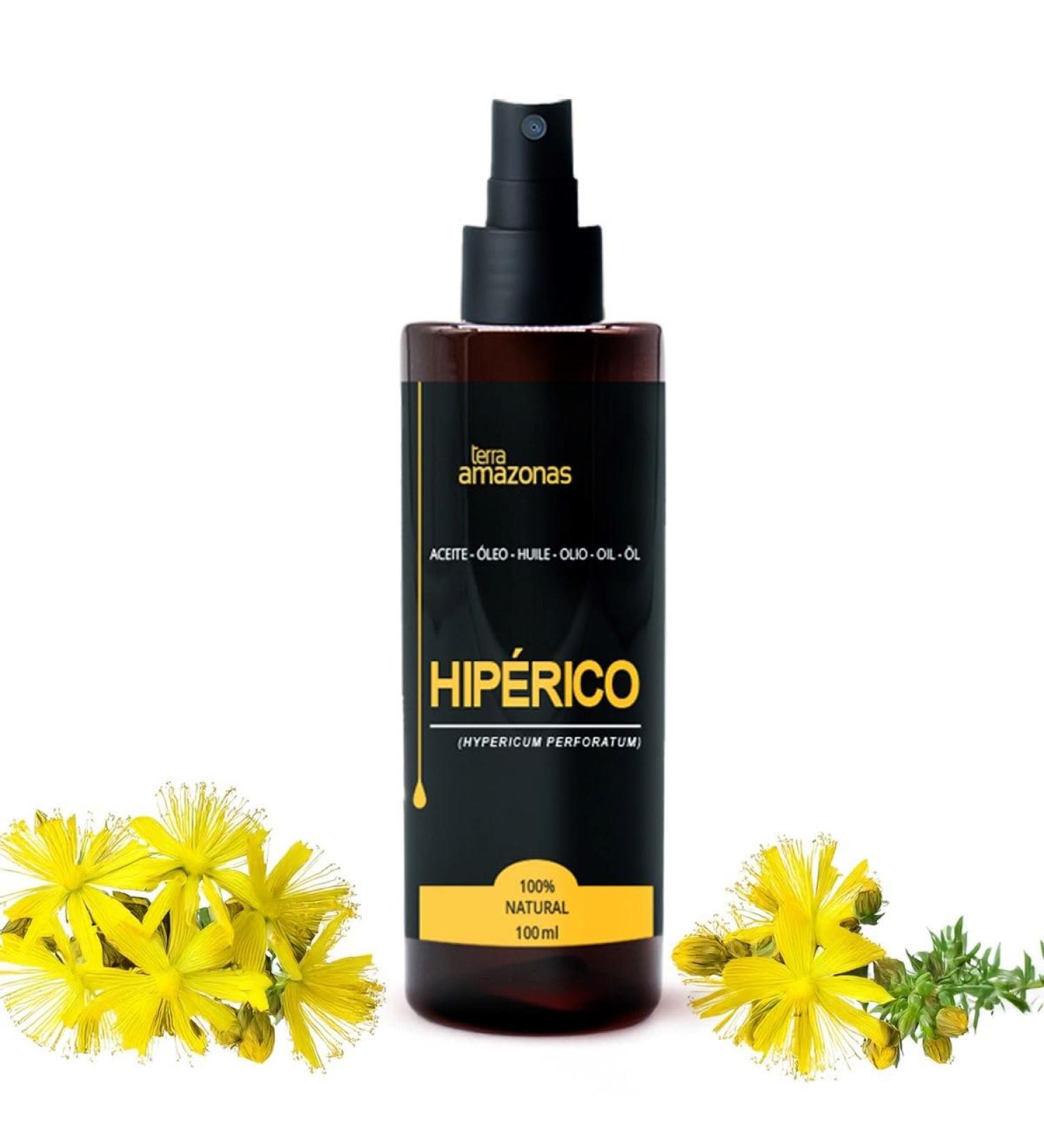 Inkanatura St Johns Wort Oil 100 ml 100 natural macerated in vegetable oil for massage skin care and traditional use Terra Amazonas - Buy Online on GoSupps.com
