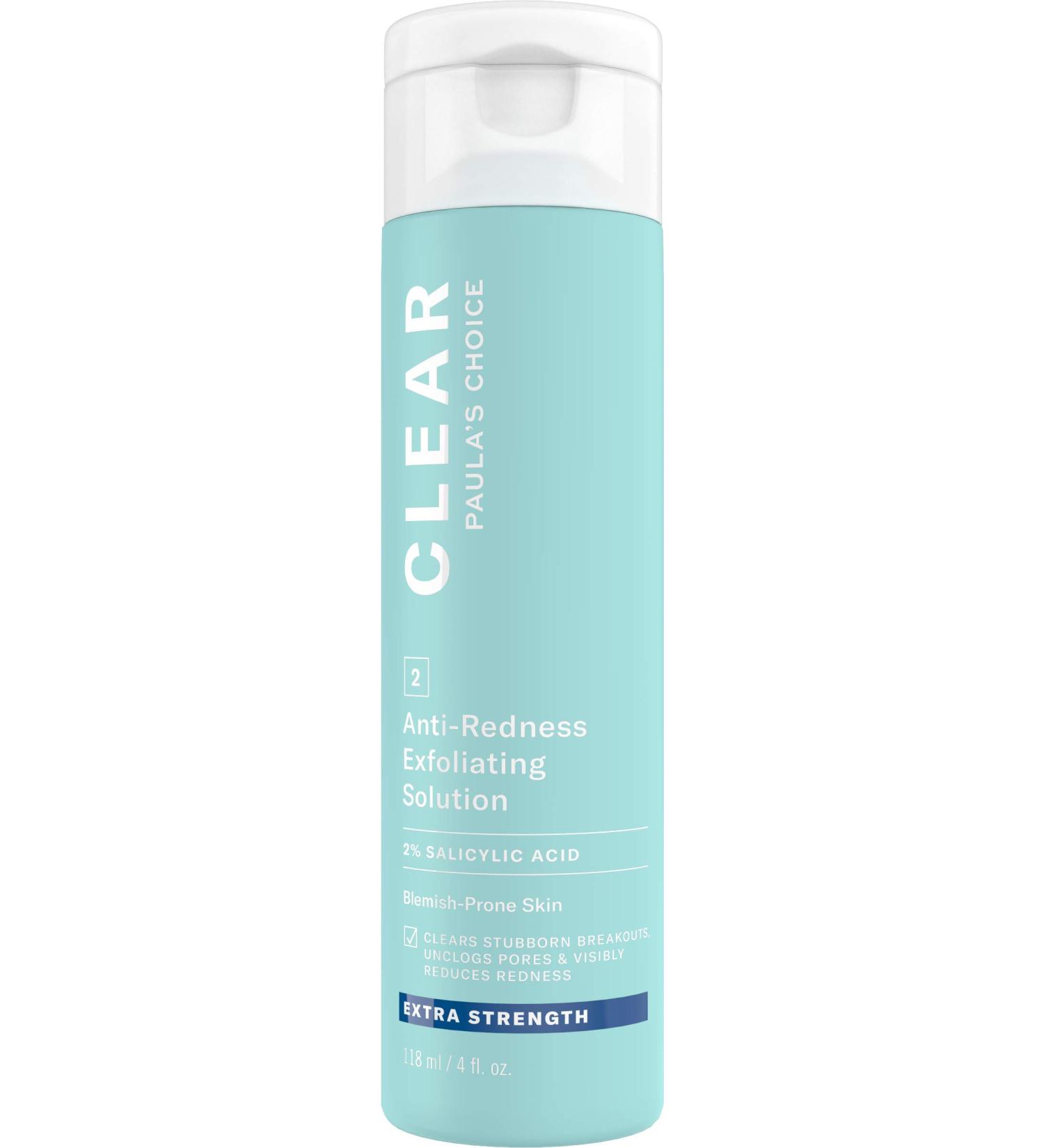 Paula's Choice CLEAR Extra Strength 2% BHA Exfoliant - Face Exfoliator Peel Fights Breakouts Blackheads & Enlarged Pores - with Salicylic Acid - Combination to Oily Skin - 118 ml 118 ml (Pack of 1) - Buy Online on GoSupps.com