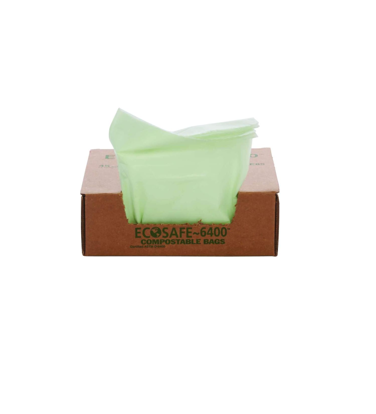 Envision E2430E85 Stout Compostable Bags 24x30 13 Gal Capacity 45-Pack, 0.85 Mil, Green - Buy Online on GoSupps.com