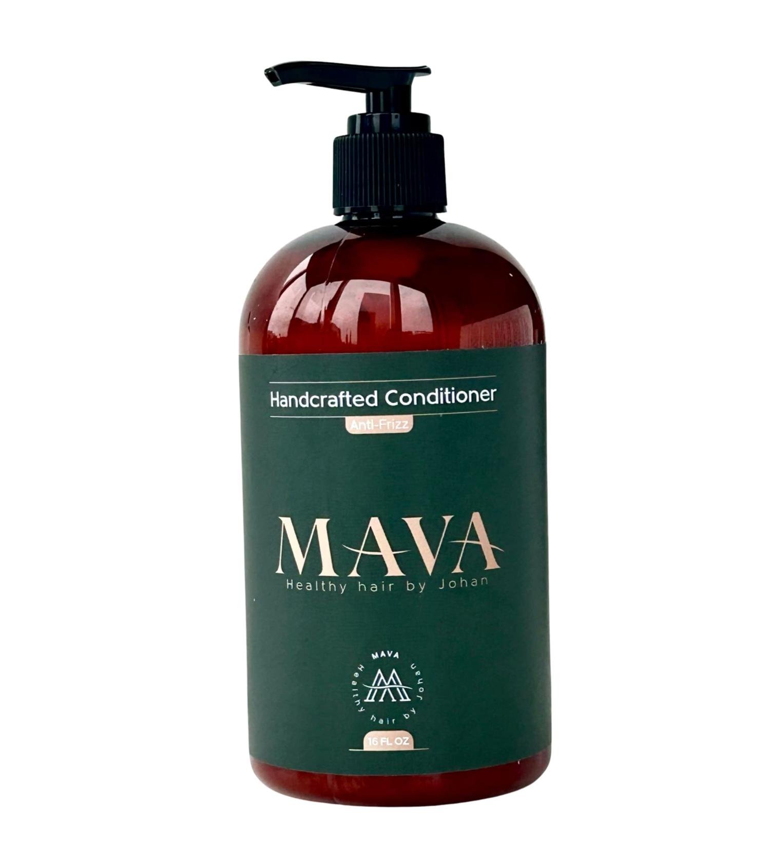 Mava Anti-Frizz Conditioner - Keratin Bamboo & Silk | Deep Conditioning for Curly & Coarse Hair | Extreme Hydration & Detangling - Buy Online on GoSupps.com