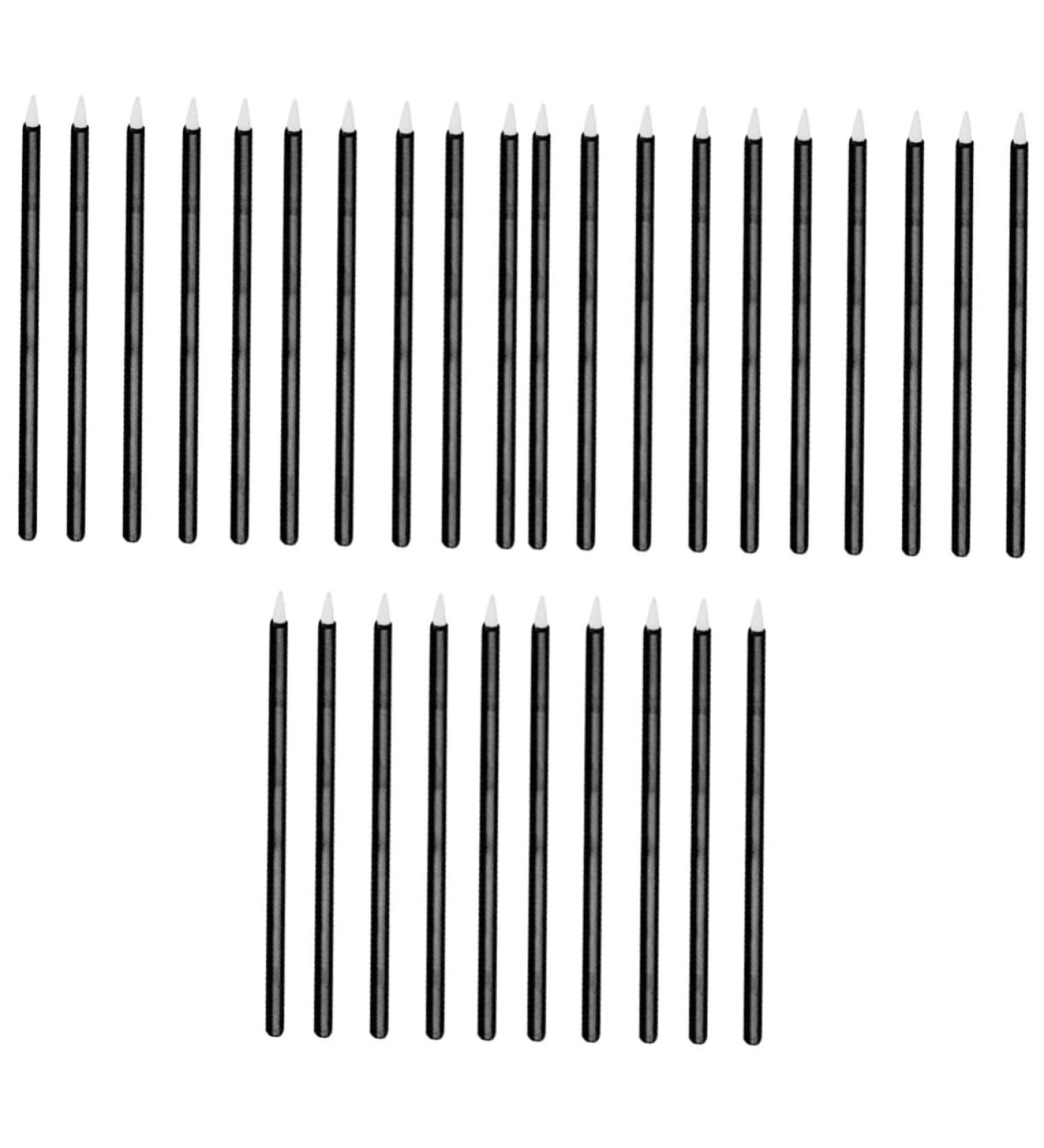 Balacoo 300 Pcs Disposable Eyeliner Makeup Brush Eye Tool Fiber Eyeliner Brush Gel Make up 9x0.7cmx3pcs Blackx3pcs - Buy Online on GoSupps.com