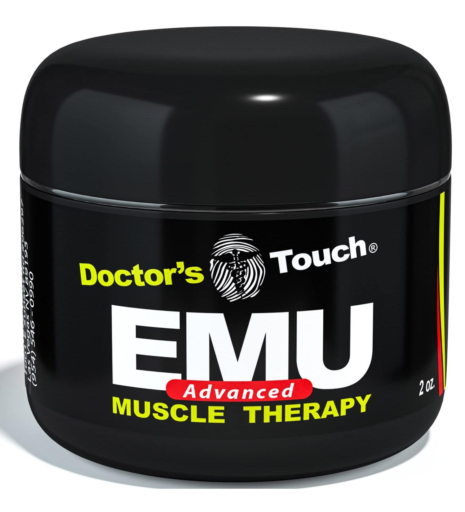 Doctors Touch Advanced EMU Muscle Cream - 2 Oz Jar - Buy Online on GoSupps.com
