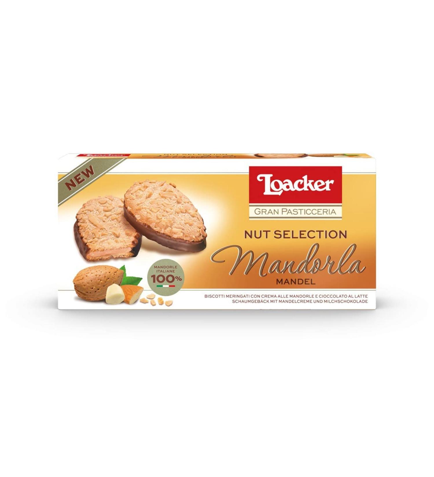 Loacker Pastisseria Almond Nut Biscuits 12 x 100 g - Buy Online on GoSupps.com