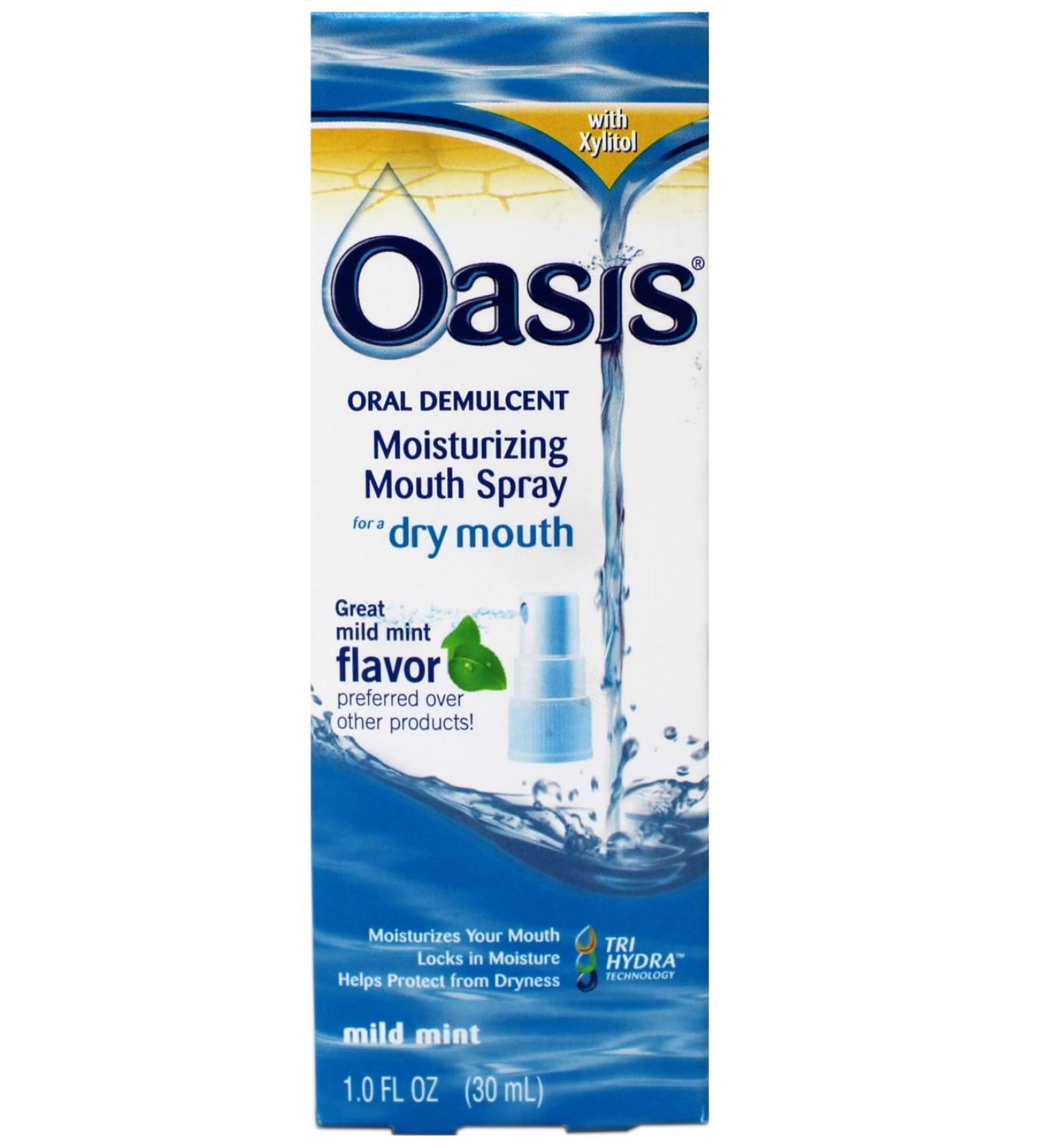 Oasis Mouth Moisturizing Spray Mild Mint 1 Fl Oz - Buy Online on GoSupps.com
