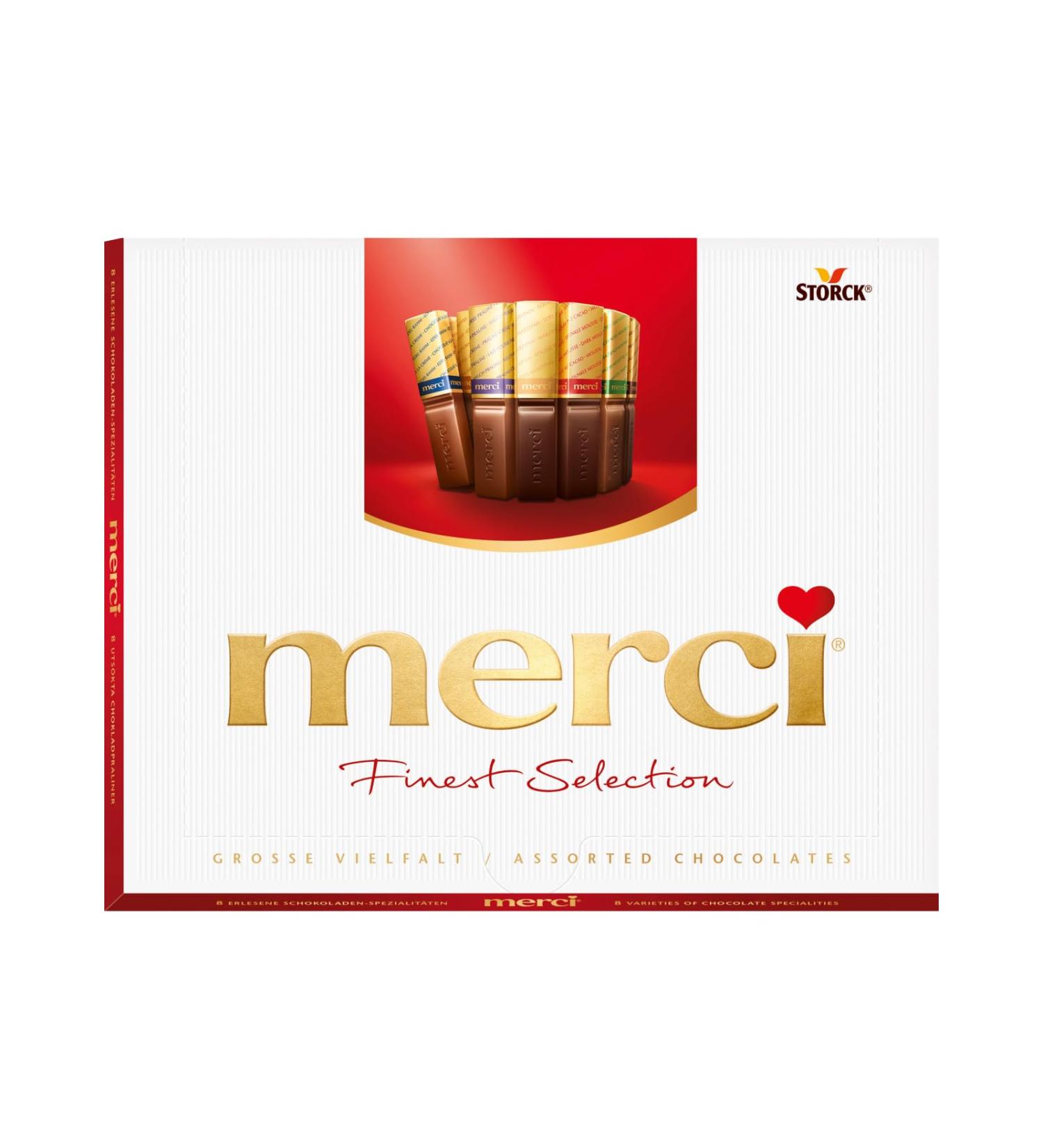 Buy Merci Finest Selection 250g Premium Filled & Unfilled Chocolate Specials International Shipping Available - Buy Online on GoSupps.com