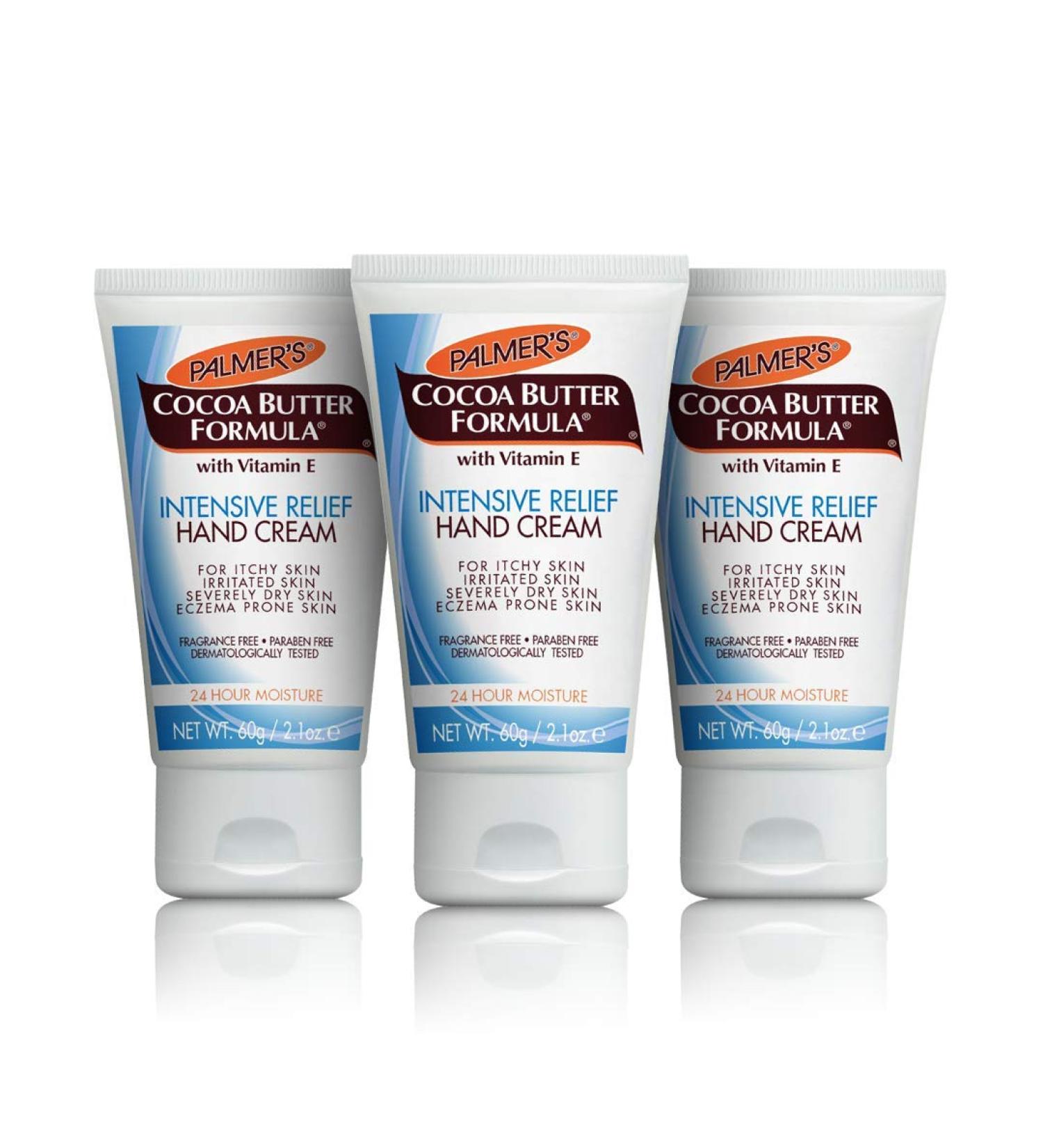 Palmer's Cocoa Butter Intensive Relief Hand Cream Multi Pack | 3 x Cocoa Butter Formula Intensive Relief Hand Cream (60g) 180 g (Pack of 1) - Buy Online on GoSupps.com