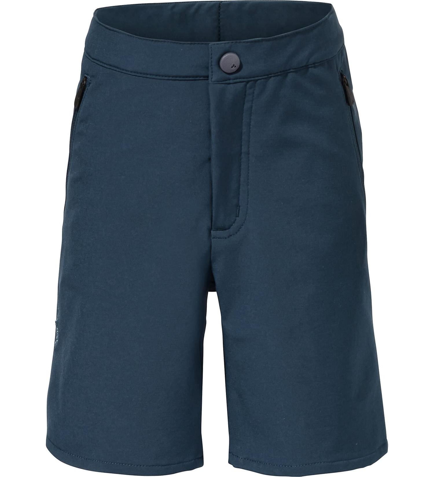 VAUDE Unisex Children's Badile Shorts 128 - Dark Sea | Ideal Kids' Outdoor Pants for Adventure - Buy Online on GoSupps.com