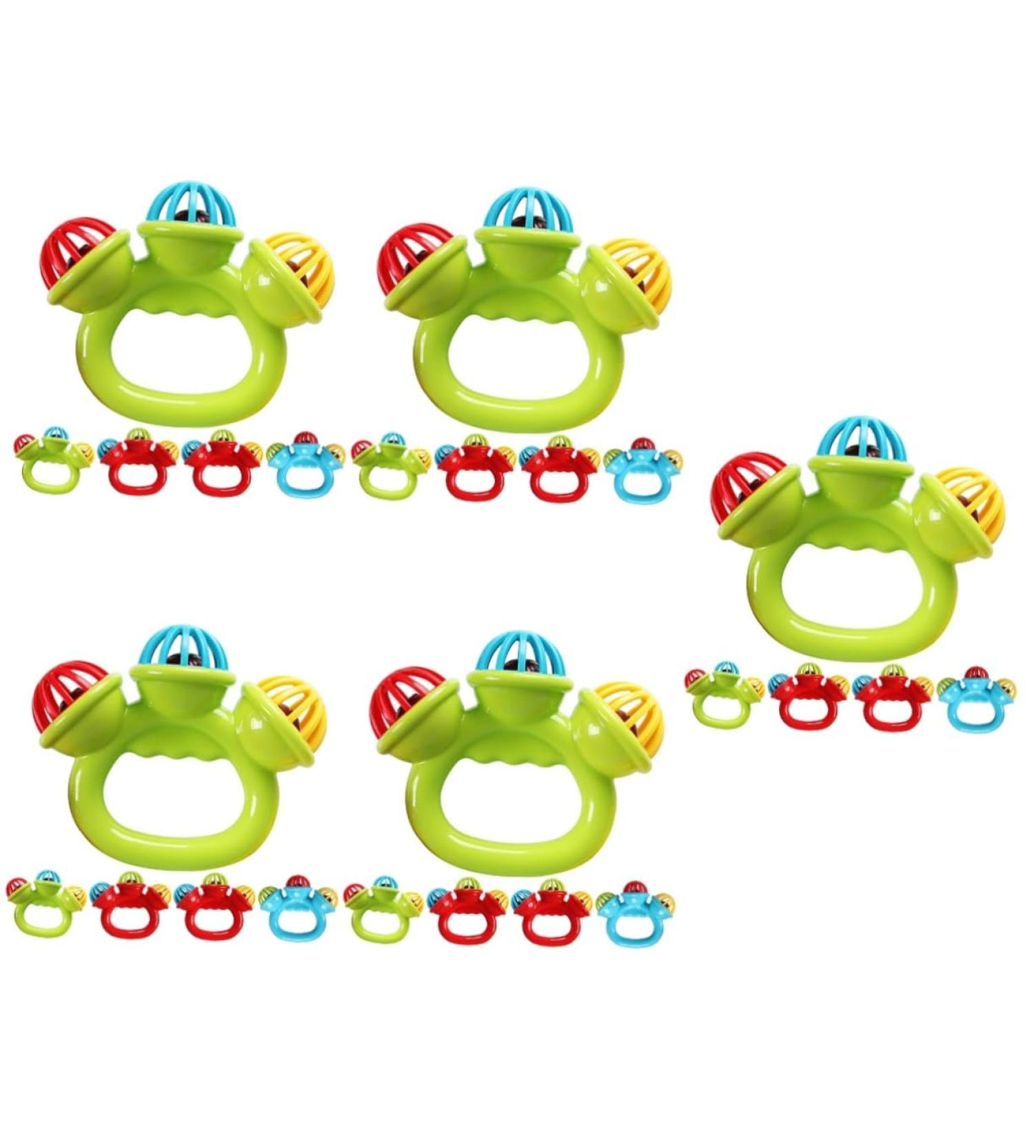 Toyandona 25 STK Handbell & Interactive Baby Toys - Portable Toddler Toys & Bite Safe Cell Phones - Buy Online on GoSupps.com