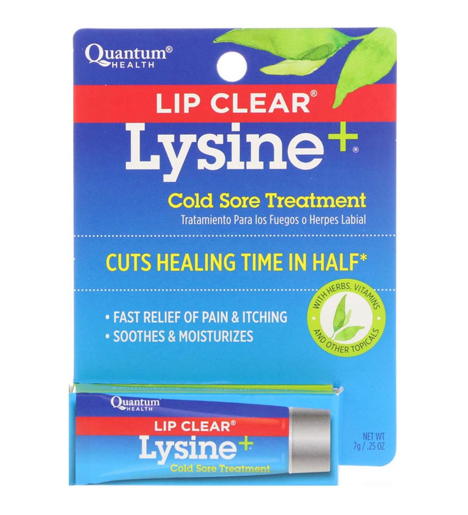 Lip Clear Lysine+ Cold Sore Treatment 0.25 oz (Pack of 2)