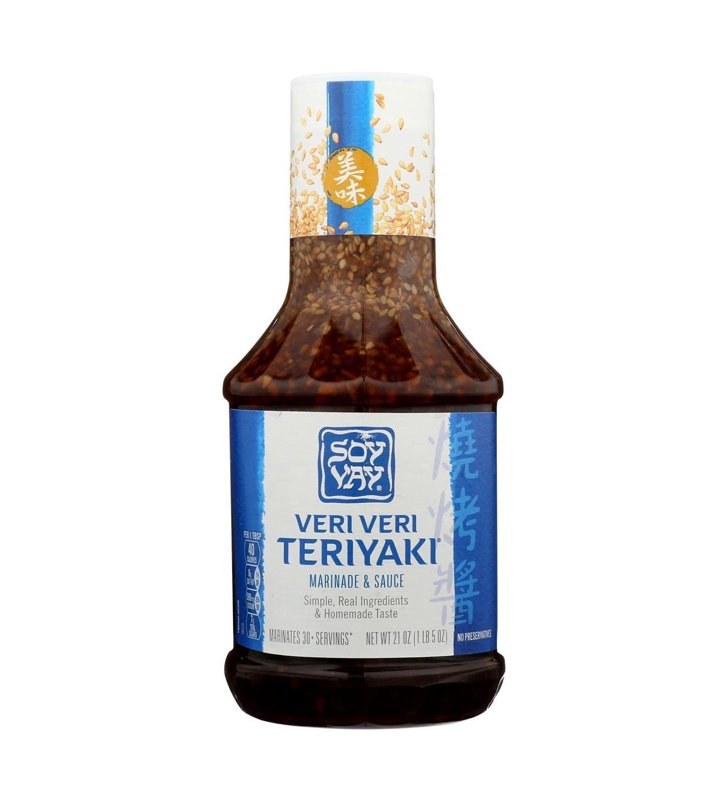 Soy Vay Veri Veri Teriyaki Sauce 21oz - Pack of 6 - Buy Online on GoSupps.com