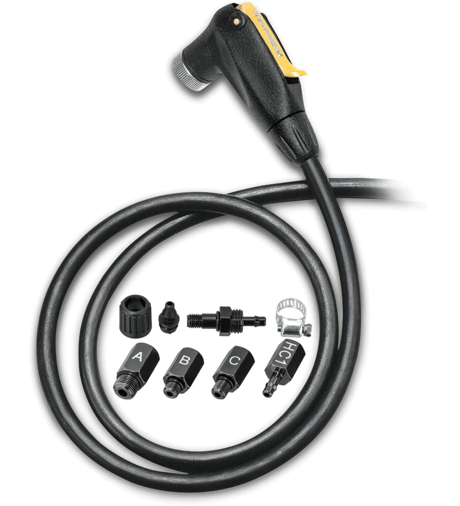 Topeak SmartHead Floor Pump Bike Upgrade Kit Black, 106.5 x 5 x 2.9 cm / 41.7 x 1.9 x 1.1