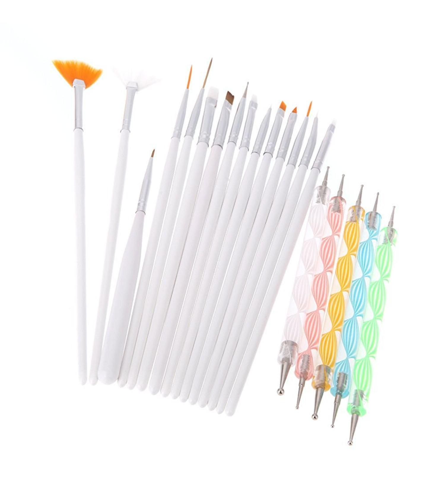 Goliton Nail Dotting Pen Set - 20PCS for Marbleizing, Nail Art Design, Painting & Detailing - Buy Online on GoSupps.com