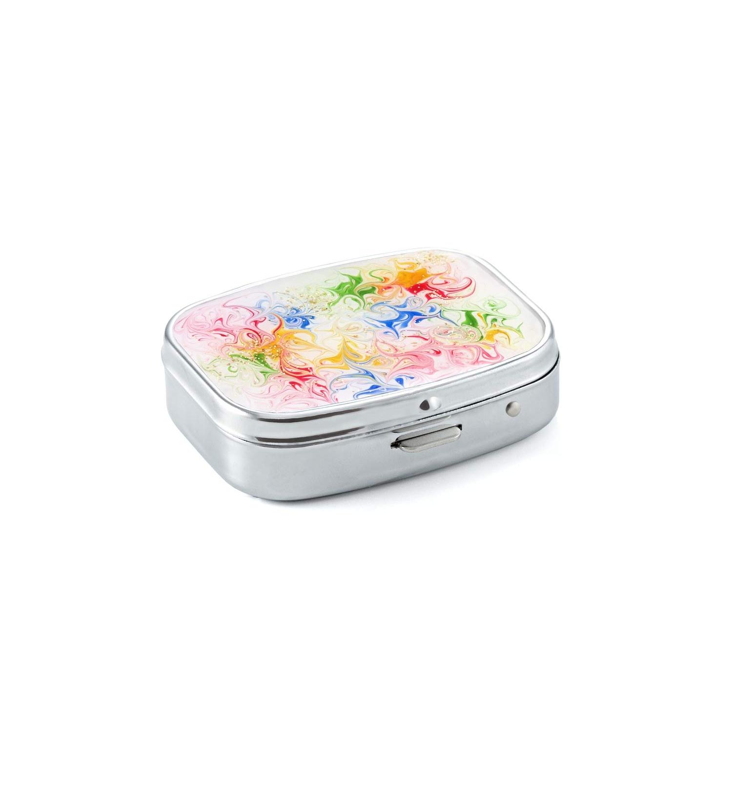 ba bijou-art Women's Pastel Gold Enamel Metal Stainless Steel Elegant Pill Box - Buy Online on GoSupps.com