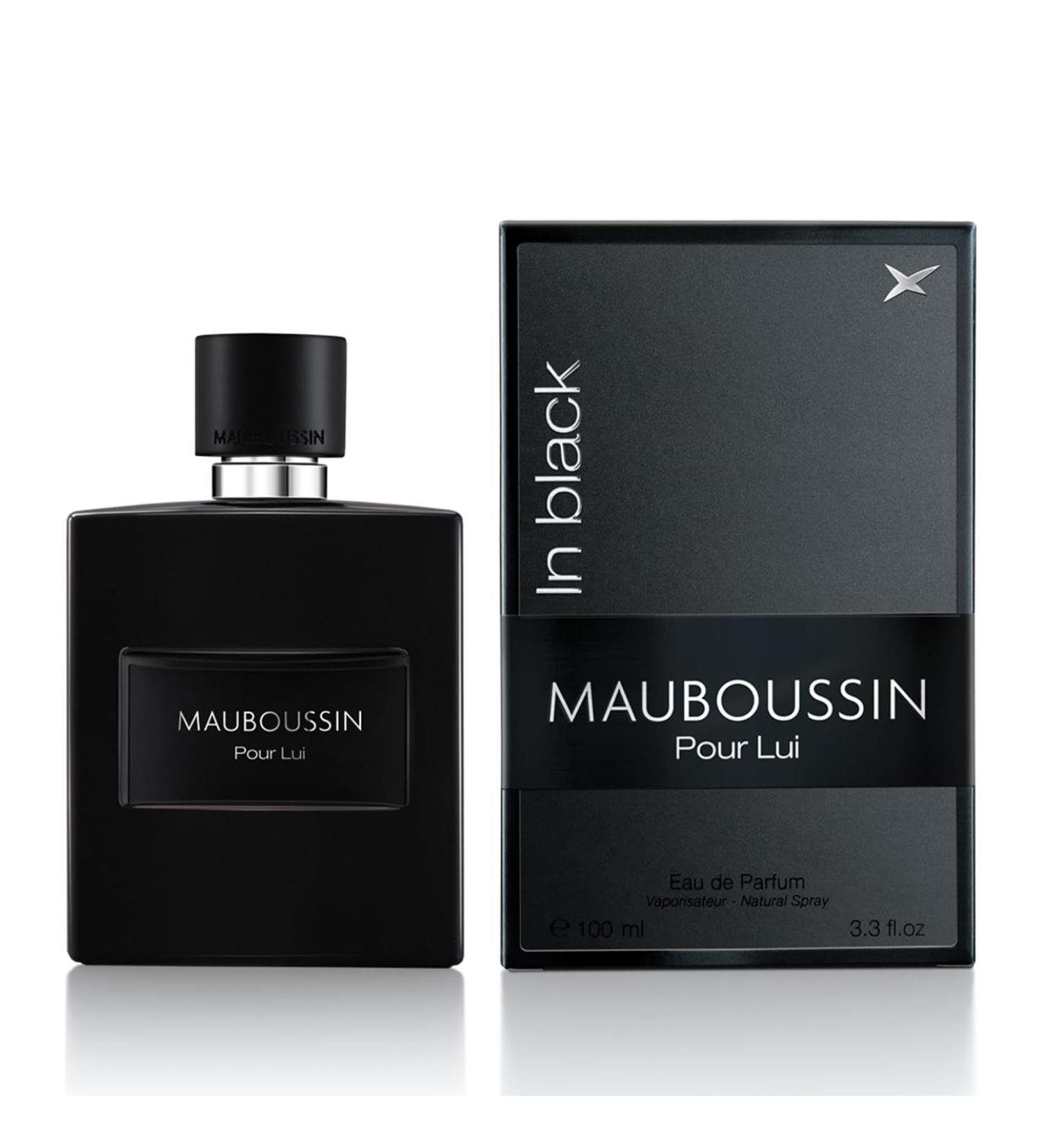 Mauboussin - Pour Lui In Black 100ml (3.3 Fl Oz) - Eau de Parfum for Men - Woody & Oriental Scents - Buy Online on GoSupps.com