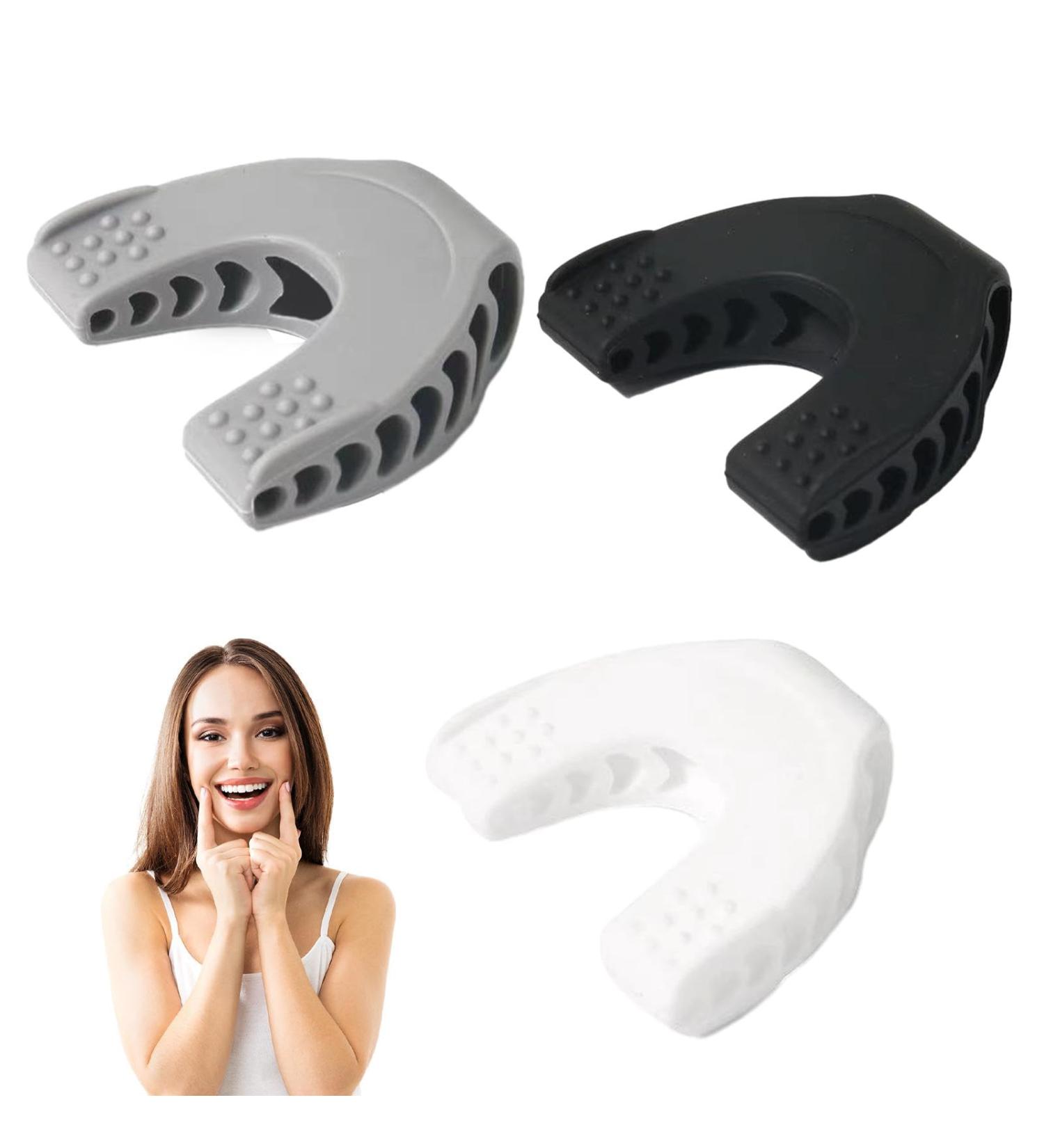 Jaw Trainer Jaw Exerciser Jaw Trainer for Face Mouth Jawlineee Chisel Awlineee Exerciser Chew Jaw Trainer for an Enhanced Facial Definition Jaw Trainer Neck and Tone Your Face with Exercise Black and White Gray Suit - Buy Online on GoSupps.com