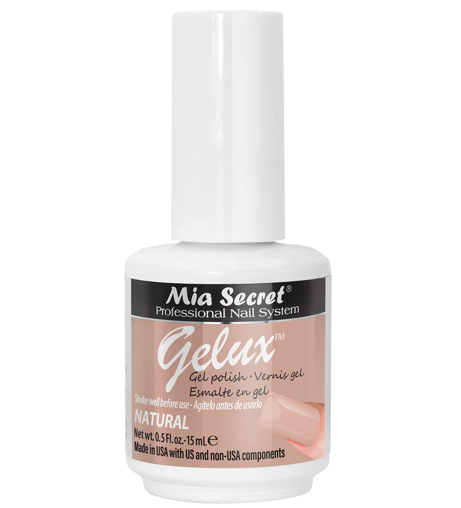 Mia Secret Gelux Natural Soak-Off Gel Nail Polish | Long-Lasting UV Gel Polish | Natural Color - Buy Online on GoSupps.com