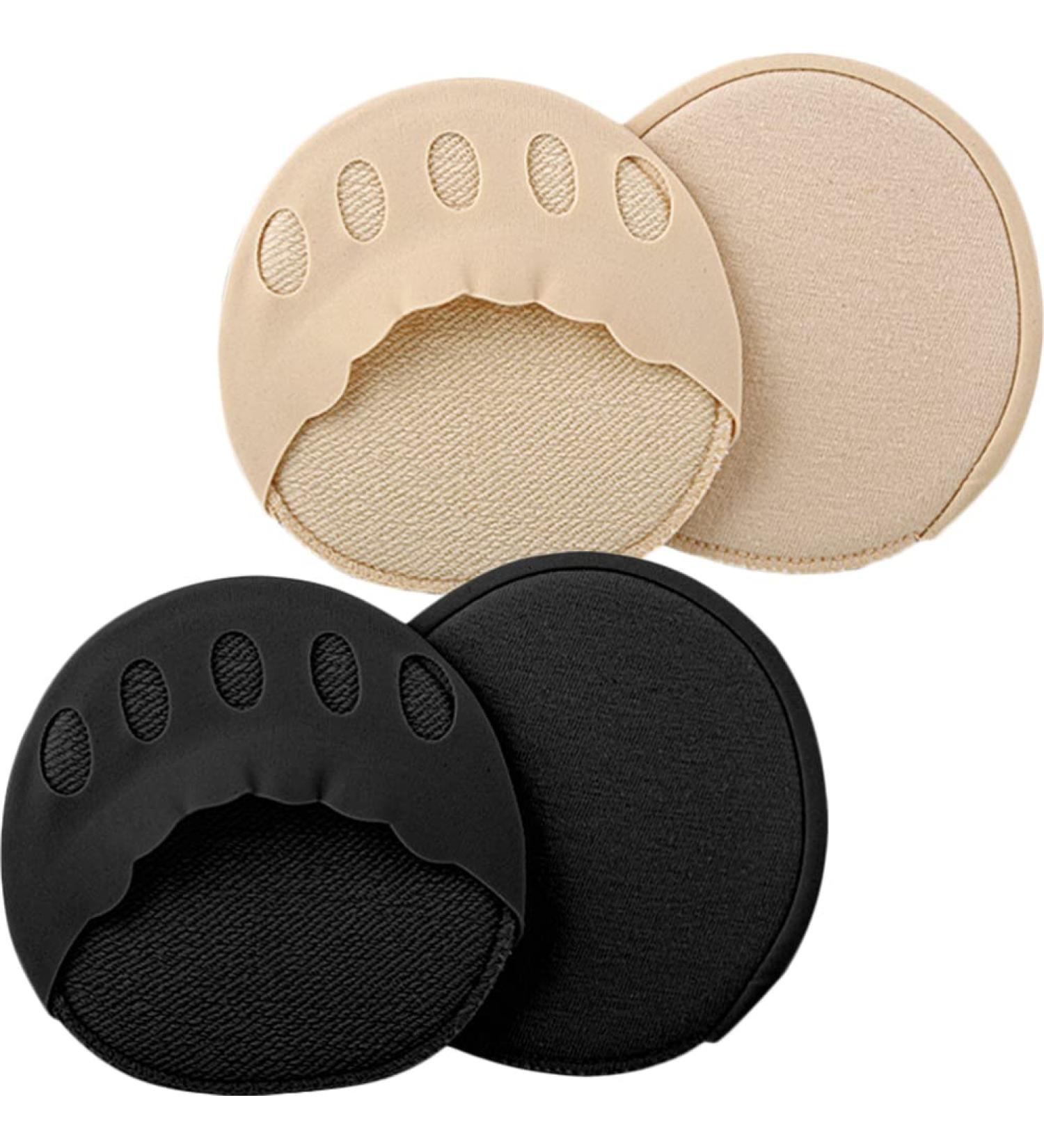 FRCOLOR 2 Pairs Women's Five Toe Socks - Invisible Open Toe Liner for Sandals & Heels - Comfort Forefoot Pads - Buy Online on GoSupps.com