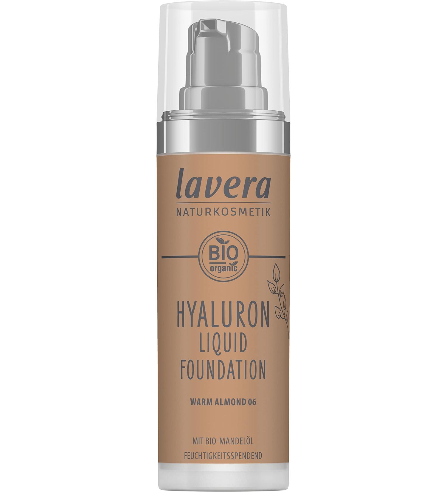 Lavera Warm Almond Hyaluron Liquid Foundation 30ml - Natural Coverage for Radiant Skin - Buy Online on GoSupps.com