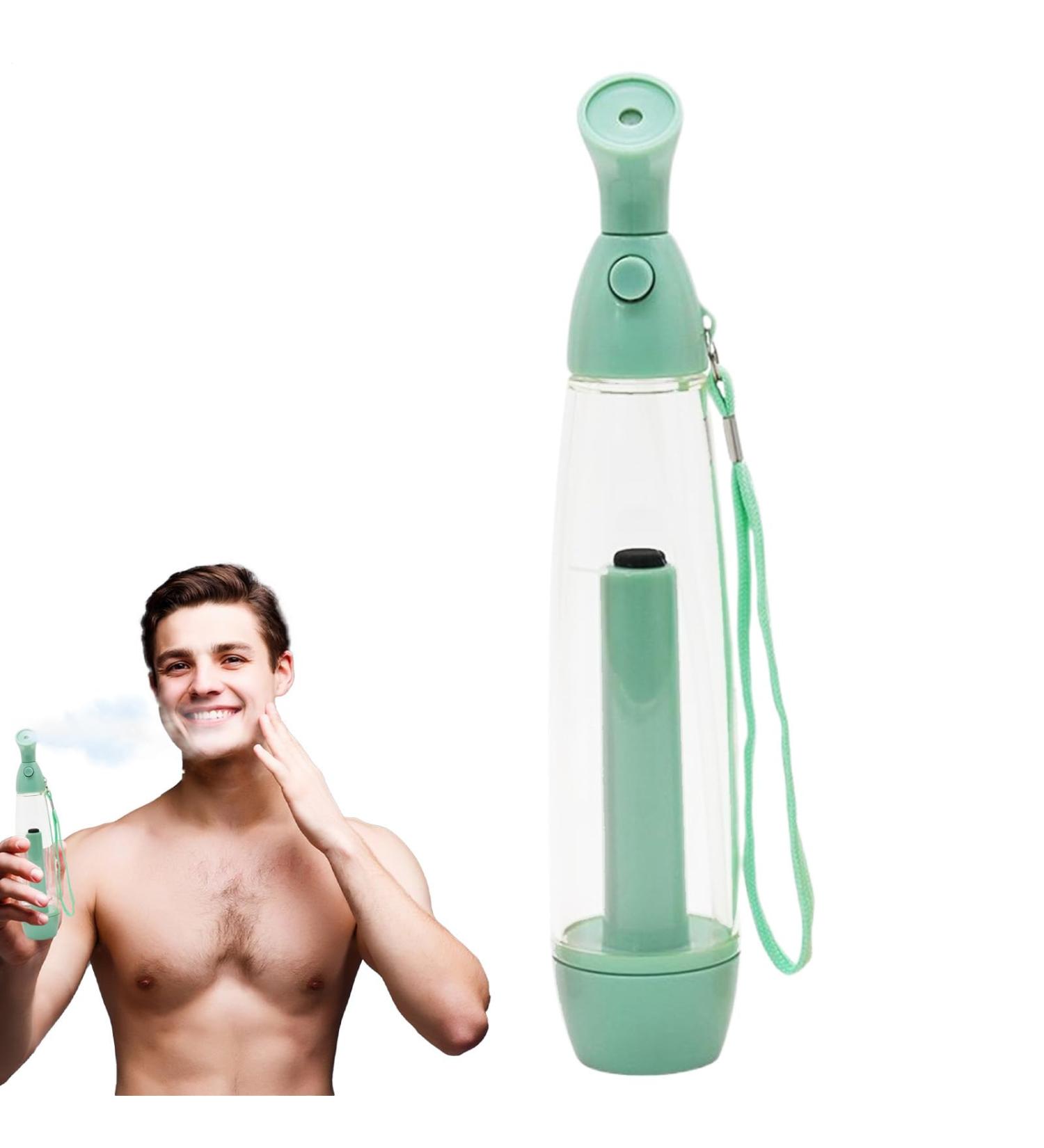 Brume Visage Visage Hydratant Portable pour Yeux - Appareil Manuel Hydratant Soin Peau Unisexe Voyage Plage Maison Vert - Buy Online on GoSupps.com