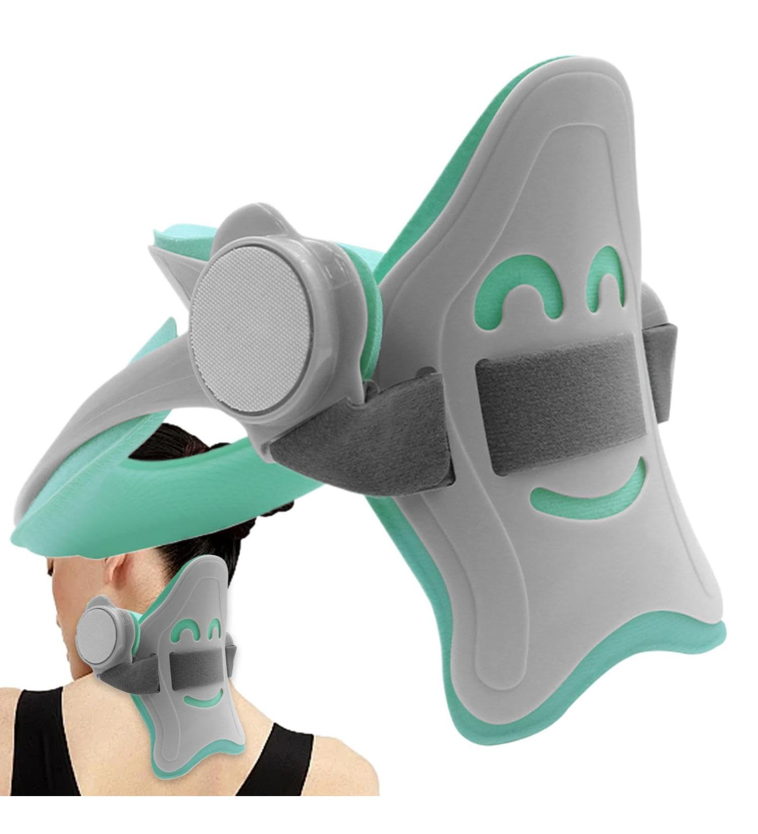 Neck Brace Cervical Collar - Cervical Traction Neck Support | Neck Stretcher Neck Traction Devices Cervical Collar Posture Corrector Adjustable for Neck Discomfort Relief - Buy Online on GoSupps.com