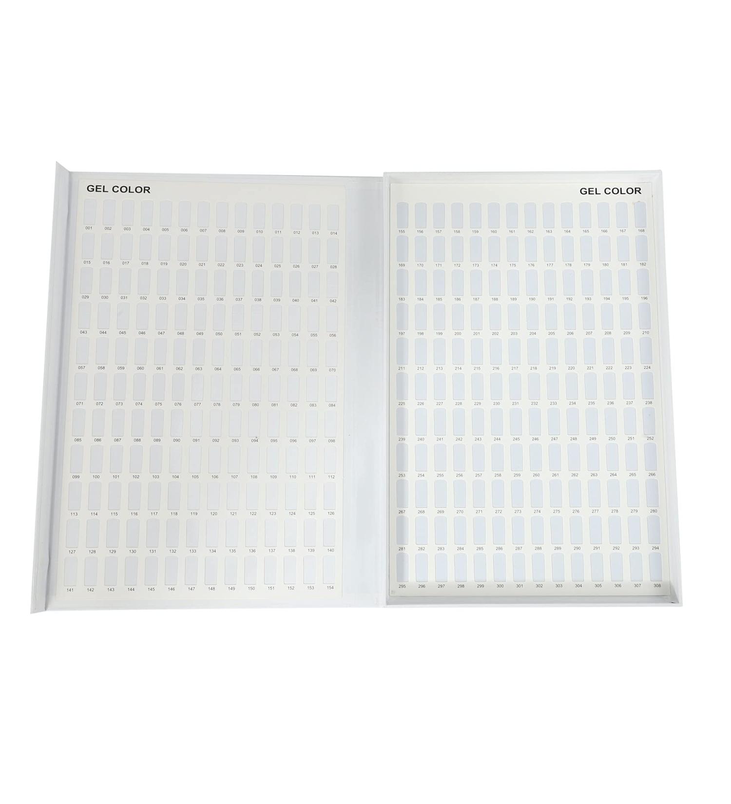 FREDY Color Nail Art Tips Display Book Chart Display Board Nail Polish Board Nail Art Tips Polish Gel For Salon Nail Art Accessories - Buy Online on GoSupps.com