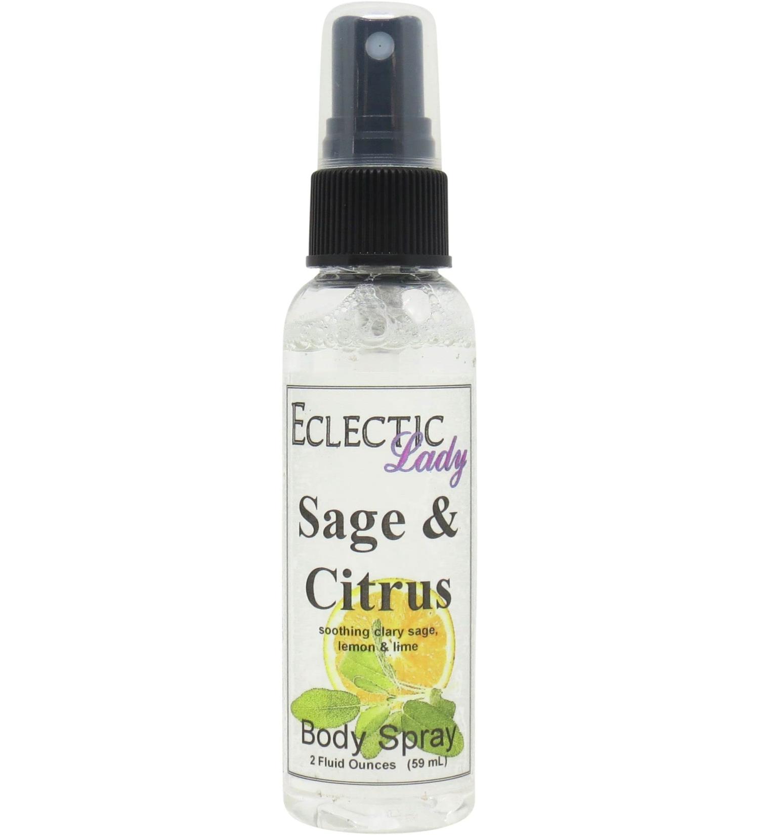 Sage And Citrus Body Spray 2 ounces Body Mist for Women with Clean Light & Gentle Fragrance Long Lasting Perfume with Comforting Scent for Men & Women Cologne with Soft Subtle Aroma For Daily 2 Fluid Ounces - Buy Online on GoSupps.com