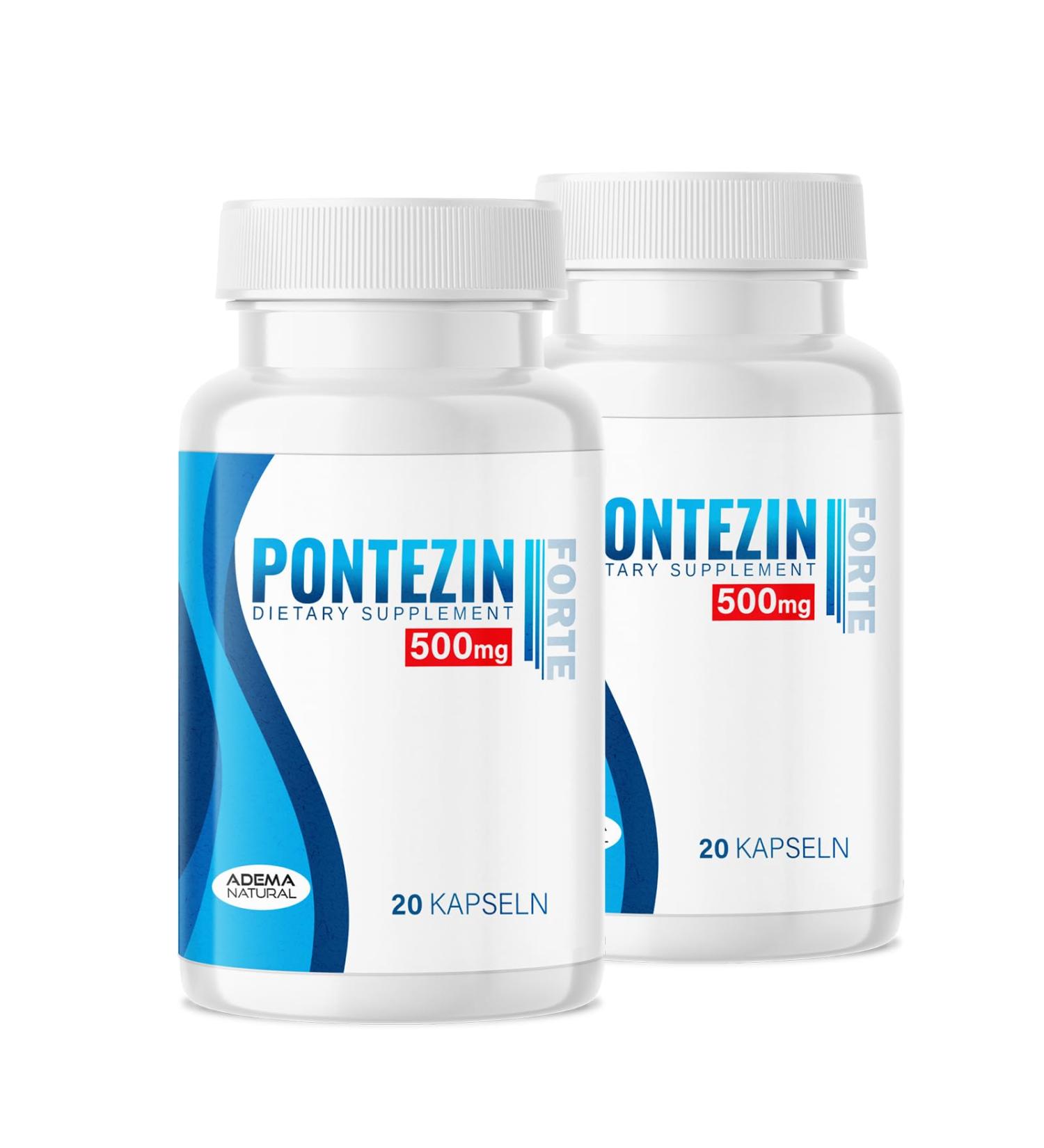 Adema Natural Pontezin Capsules 2 Pack for Men - 500 mg 40 pcs - Immediate Effect & Enhanced Performance with Natural Ingredients - Shop Now! - Buy Online on GoSupps.com