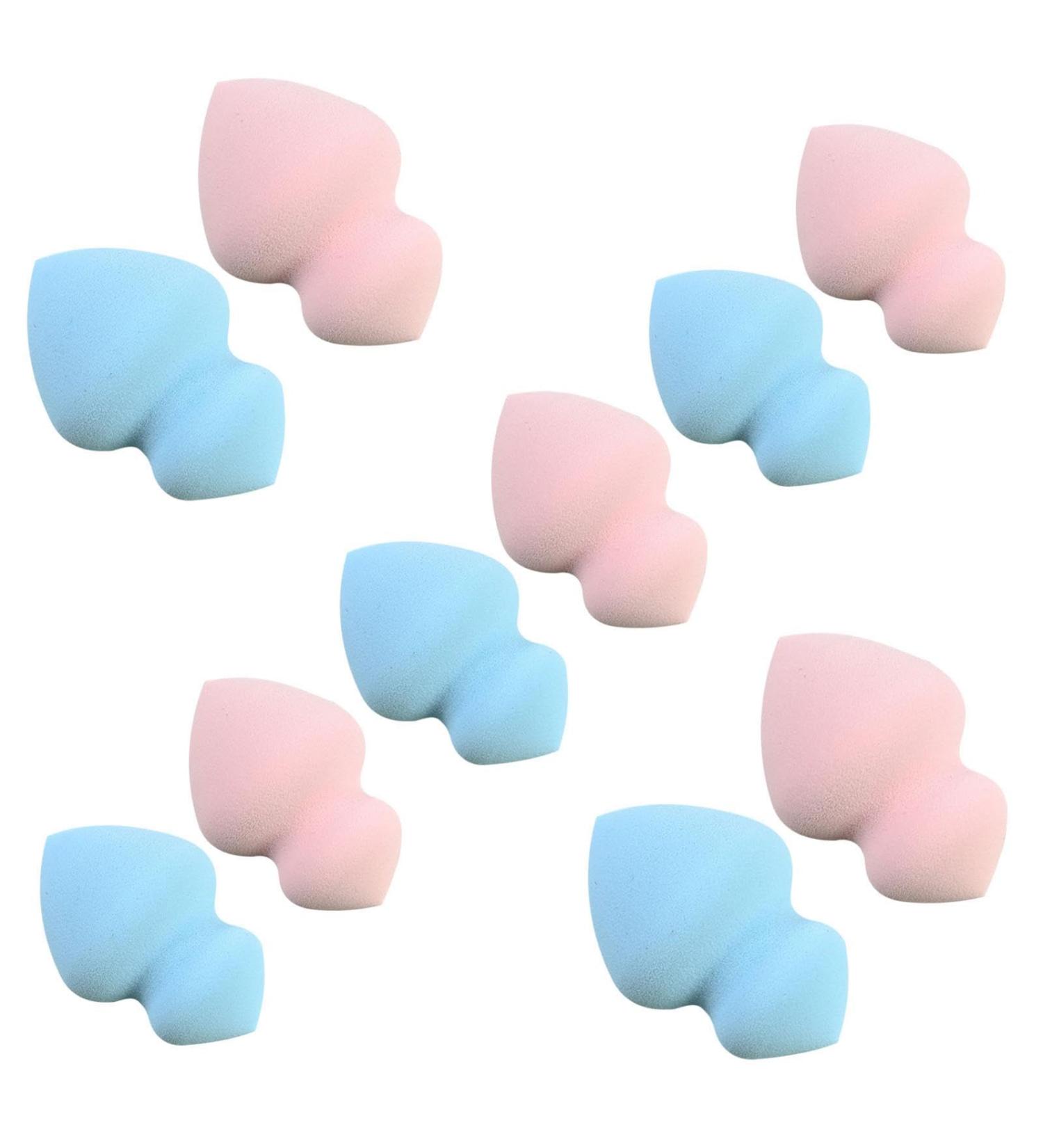 10 Gyro Shape Makeup Sponge Makeup Blender Sponge Beauty Foundation Blendding Sponge Professional Streak Application Makeup Sponges For Liquid Cream Powder - Buy Online on GoSupps.com