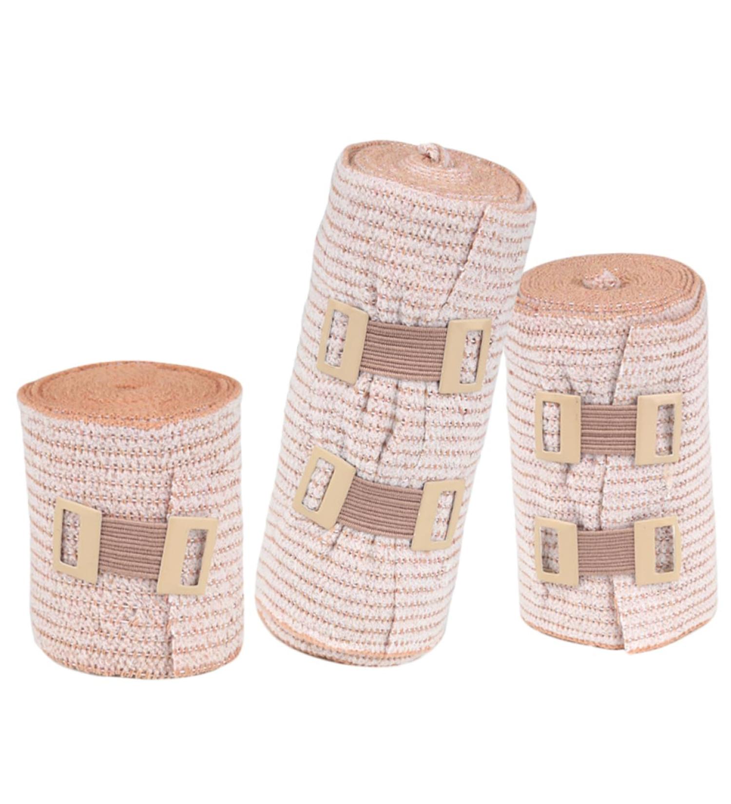FRCOLOR 3pcs Elastic Bandages - First Aid Tape for Sports Injuries Wound Care & Head Wraps - Elastic Cohesive Paper Tape - Buy Online on GoSupps.com