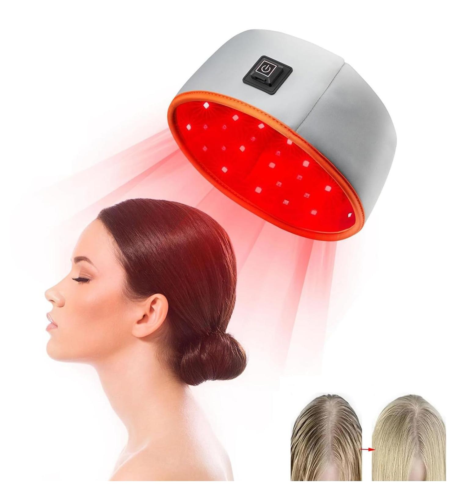 Mavdecll Light Therapy Hair Growth Cap Hair Growth Helmet 120 LED 660nm & 850nm Phototherapy Cap Improve Scalp Health - Buy Online on GoSupps.com