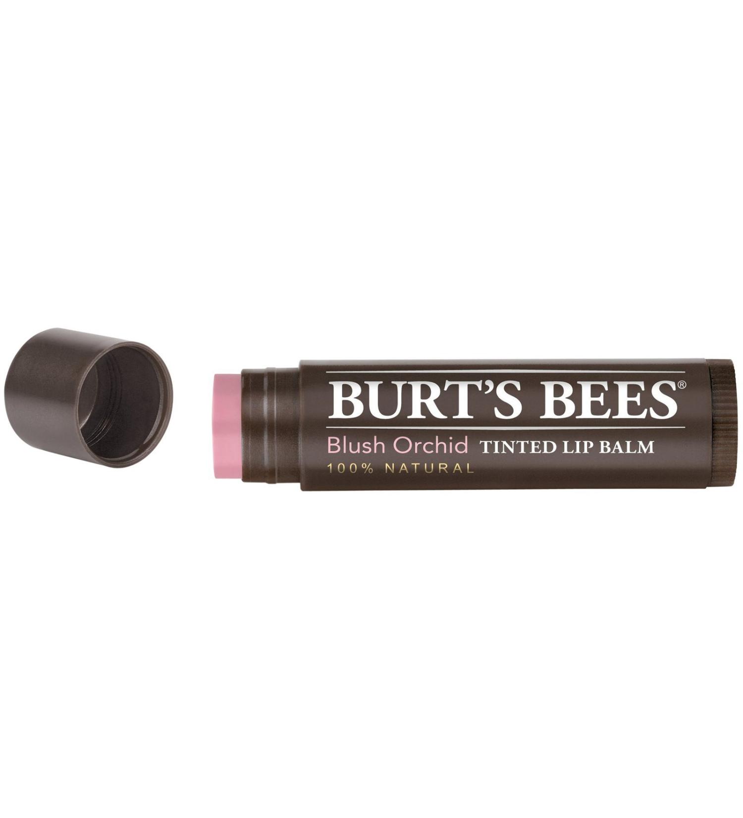 Burts Lip Balm Tinted Orc Size .15z Burts Lip Balm Tinted Blush Orchid .15z