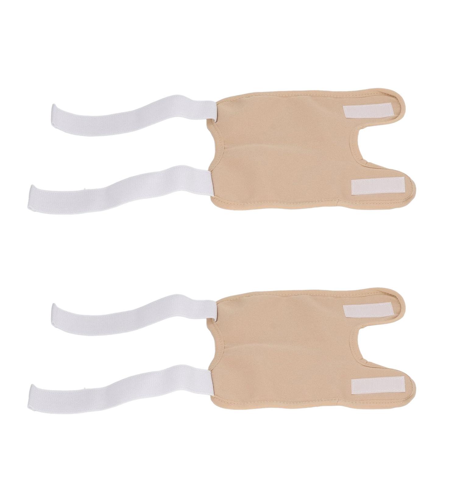 Reusable Castor Oil Pack Wraps - 2 Pieces Compress with Adjustable Band for Pain Relief & Comfort - Buy Online on GoSupps.com