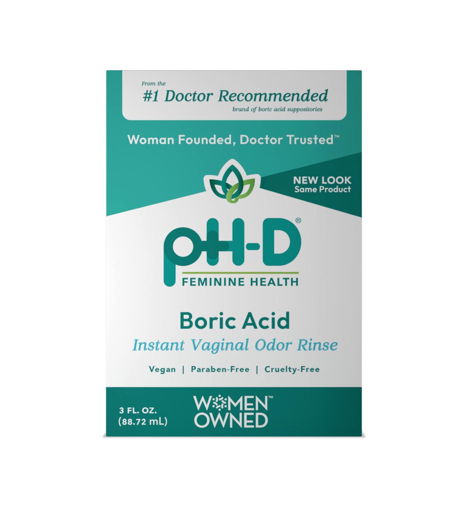 Purify & Refresh with pH-D Feminine Health Odor Rinse - Vegan, Paraben-Free, Cruelty-Free - 3 Fl Oz - Buy Online on GoSupps.com