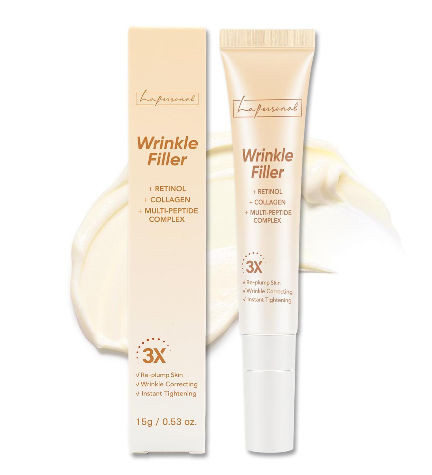  LA.PERSONAL LA.PERSONAL C me Yeux Anti-Wrinkle Cream Moisturizing & Smoothing Revitalise & Plump Targeted Wrinkle Filler Face Firms Skin for Forehead Eyes Lips Moisturising Cream 15 g - Buy Online on GoSupps.com