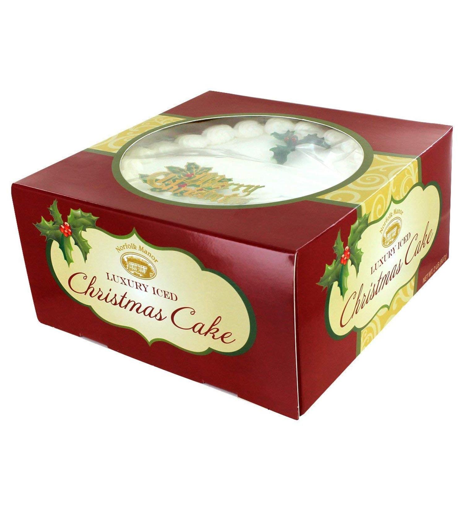 Norfolk Manor English Marzipan Top Iced Christmas Pudding Cake 32 oz - Authentic Import from England - Buy Online on GoSupps.com
