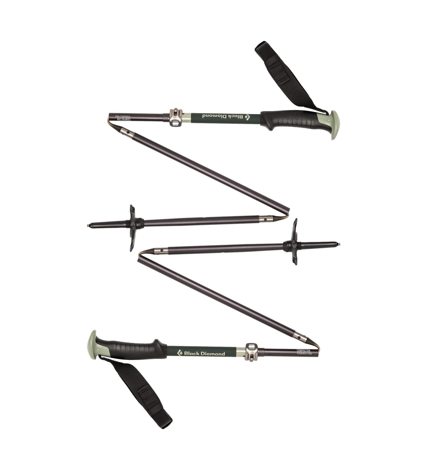 Black Diamond Compactor Ski Poles 135cm - Lightweight and Durable Poles for Ultimate Performance - Buy Online on GoSupps.com