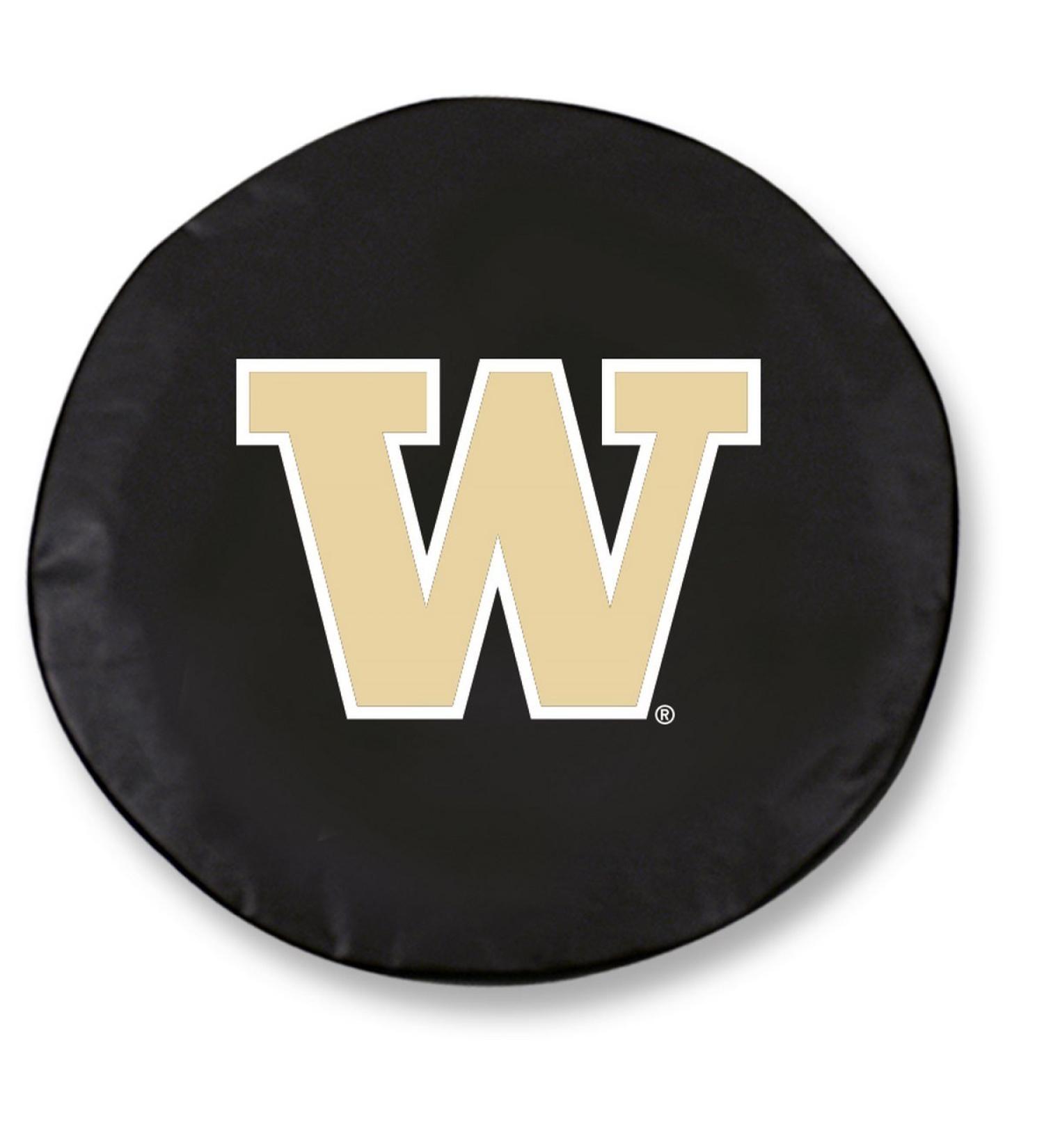 NCAA Washington Huskies Black Tire Cover 27x8 | Officially Licensed Product - Buy Online on GoSupps.com