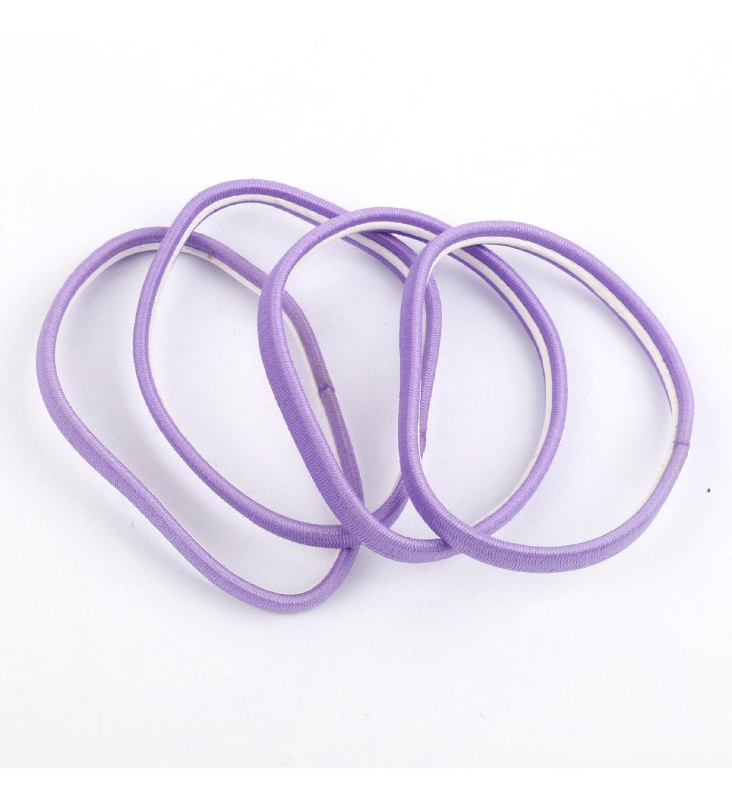 A&A Hair Beauty Hair Accessories Headwear Hairband Sports Band Rubber Ponytail Holder Hair Tie Sport Silicone Purple