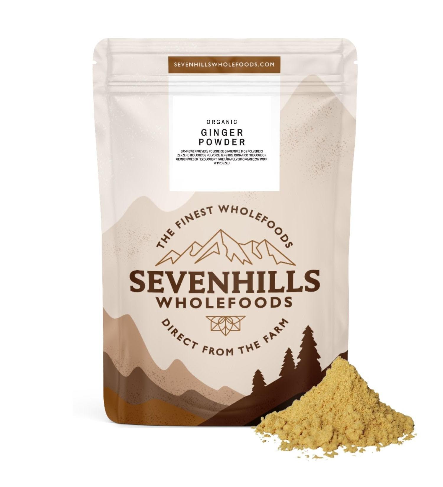 Sevenhills Wholefoods Organic Ginger Powder 400g 400 g (Pack of 1) - Buy Online on GoSupps.com