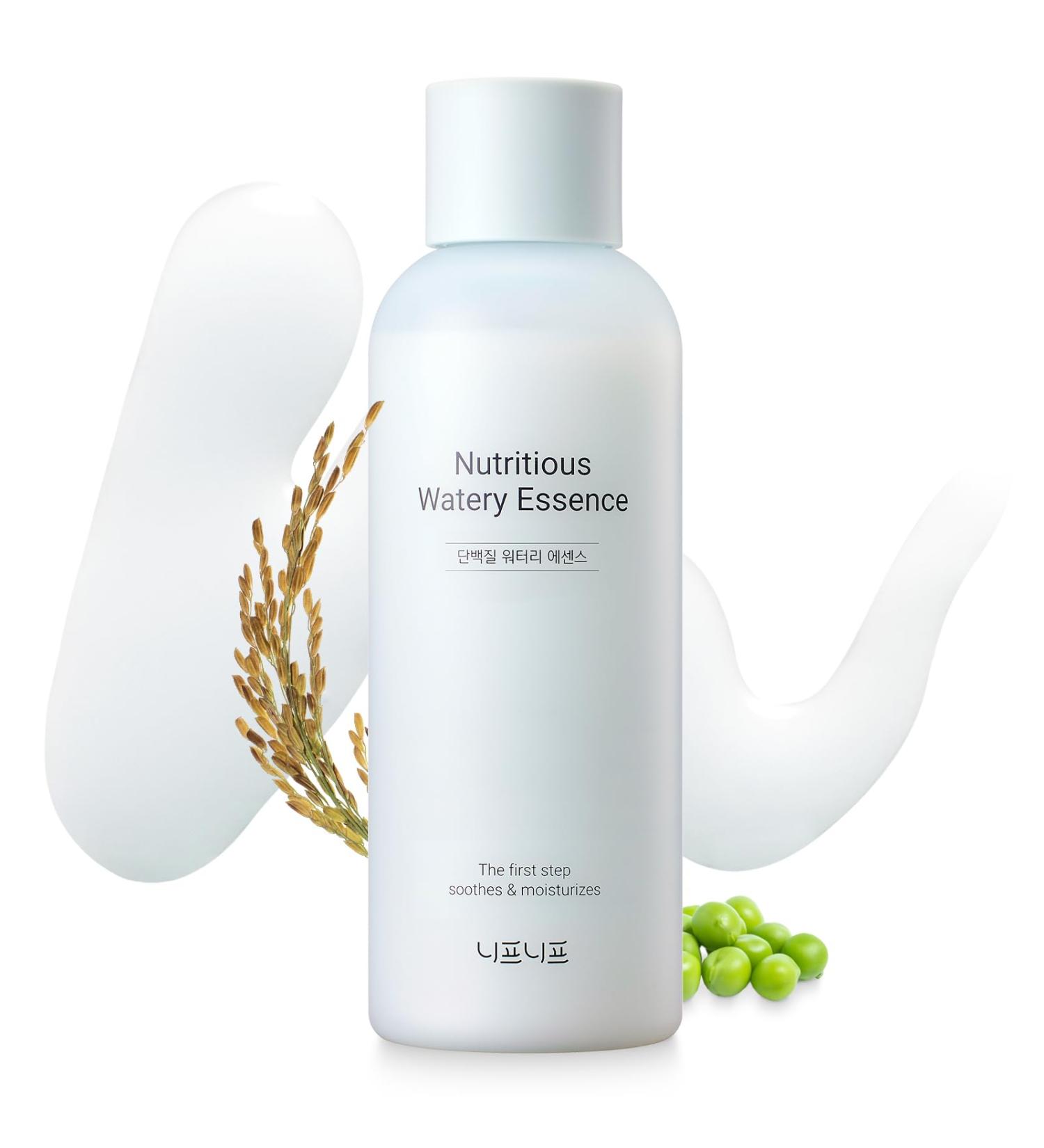 NEAF NEAF Nutritious Watery Essence, All-in-one Power Plant-Protein Toner for Soothing and Hydrating, Gentle Exfoliation, CICA Calming, Niacinamide, Korean Skincare, Glass Skin (180ml / 6.08 fl.oz.) - Buy Online on GoSupps.com