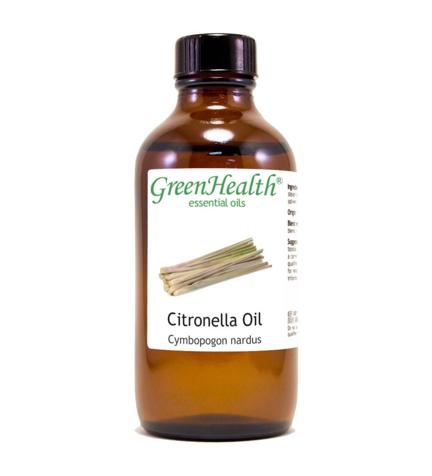 4 oz Citronella Essential Oil (100% Pure & Uncut) - GreenHealth