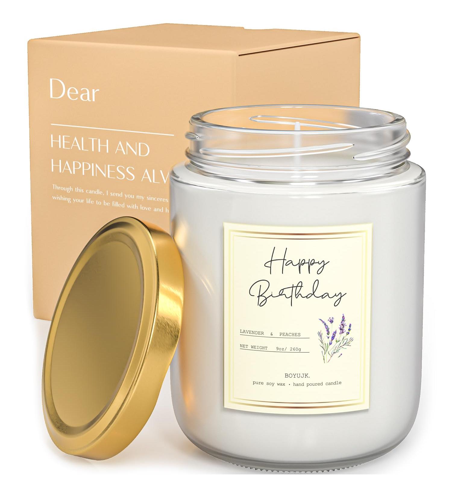 Scented Candles Gift Set for Women - Birthday & Christmas Gifts with Blessing Tags (260g) - Buy Online on GoSupps.com