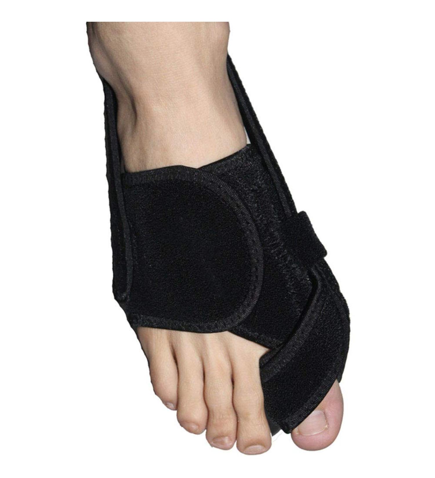 Adjustable Toe Spreader for Hallux Valgus - 24h Bunion Corrector & Pain Relief Sleeves | Elastic Protection for Right Foot (Size 30-36) - Buy Online on GoSupps.com