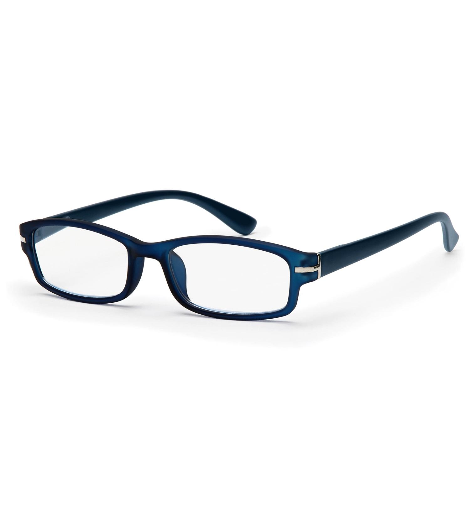 FILTRAL Reading Glasses for Women & Men - Square Full-Rim Design with Spring Temples 2.50 Diopters Blue/Black - 1 Pack - Buy Online on GoSupps.com